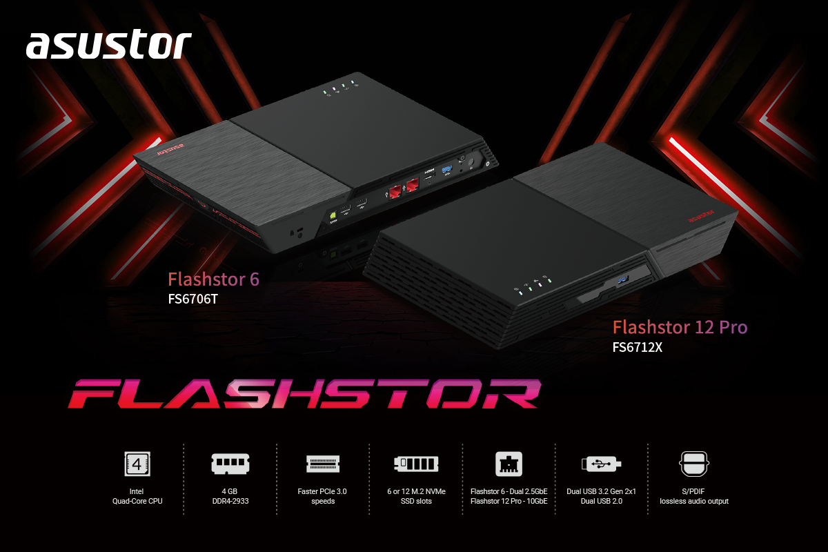 Flashstor 시리즈는 플래시에 더 많은 저장 공간을 제공합니다!