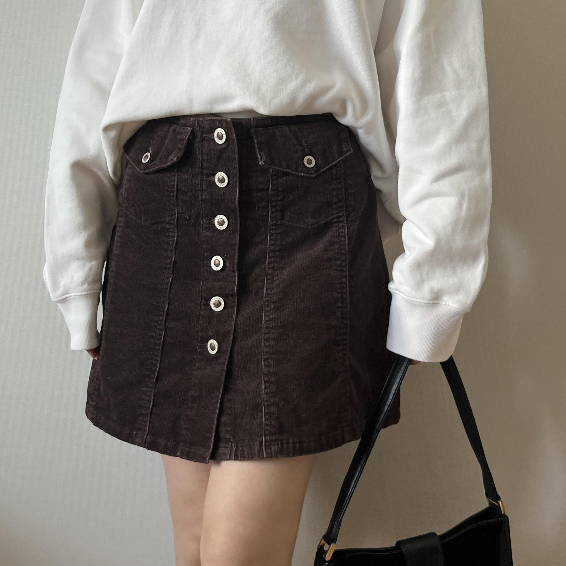 [ WOMAN ] LEVI'S SilverTab Corduroy Mini Skirt