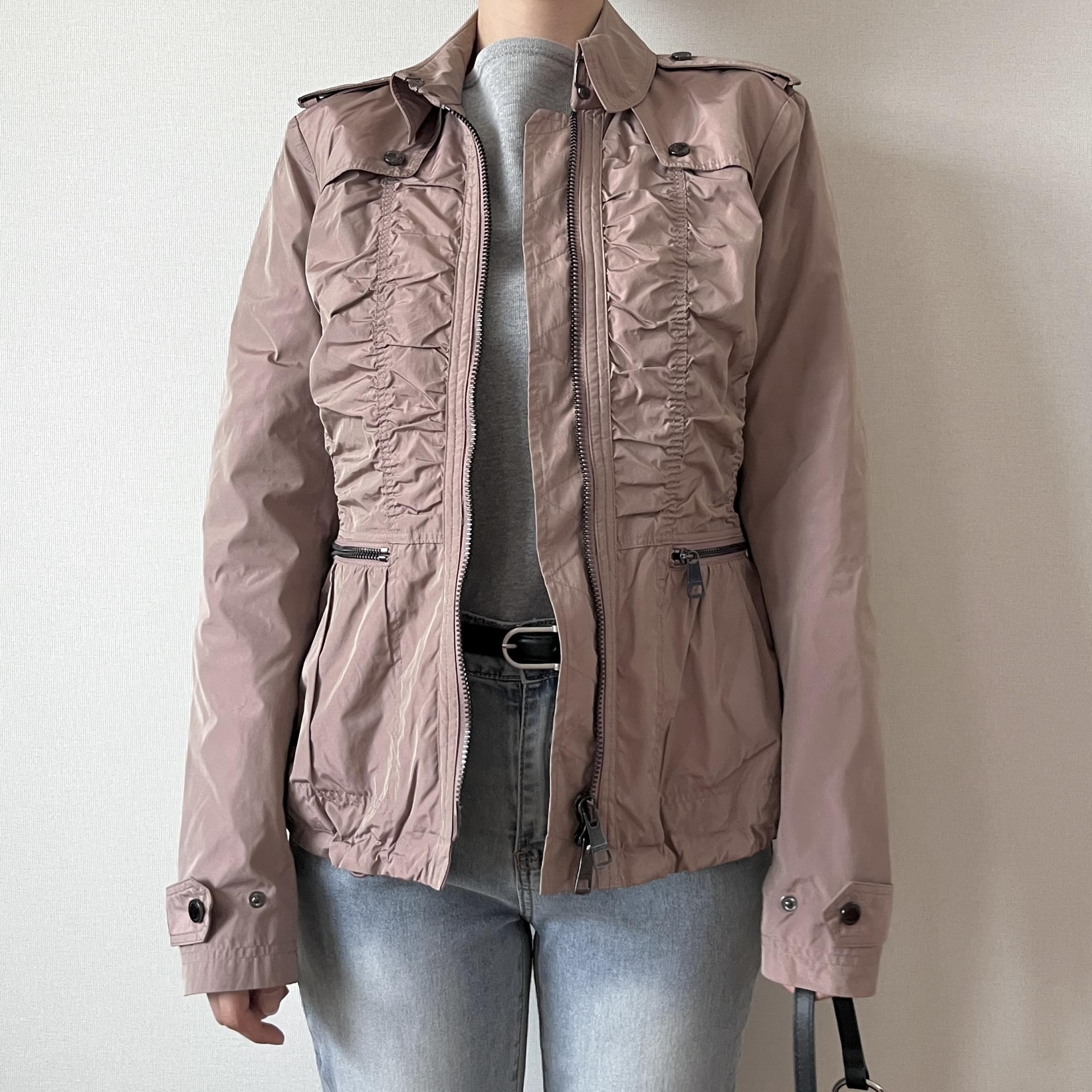 [ WOMAN ] BURBERRY London Shirred Jacket