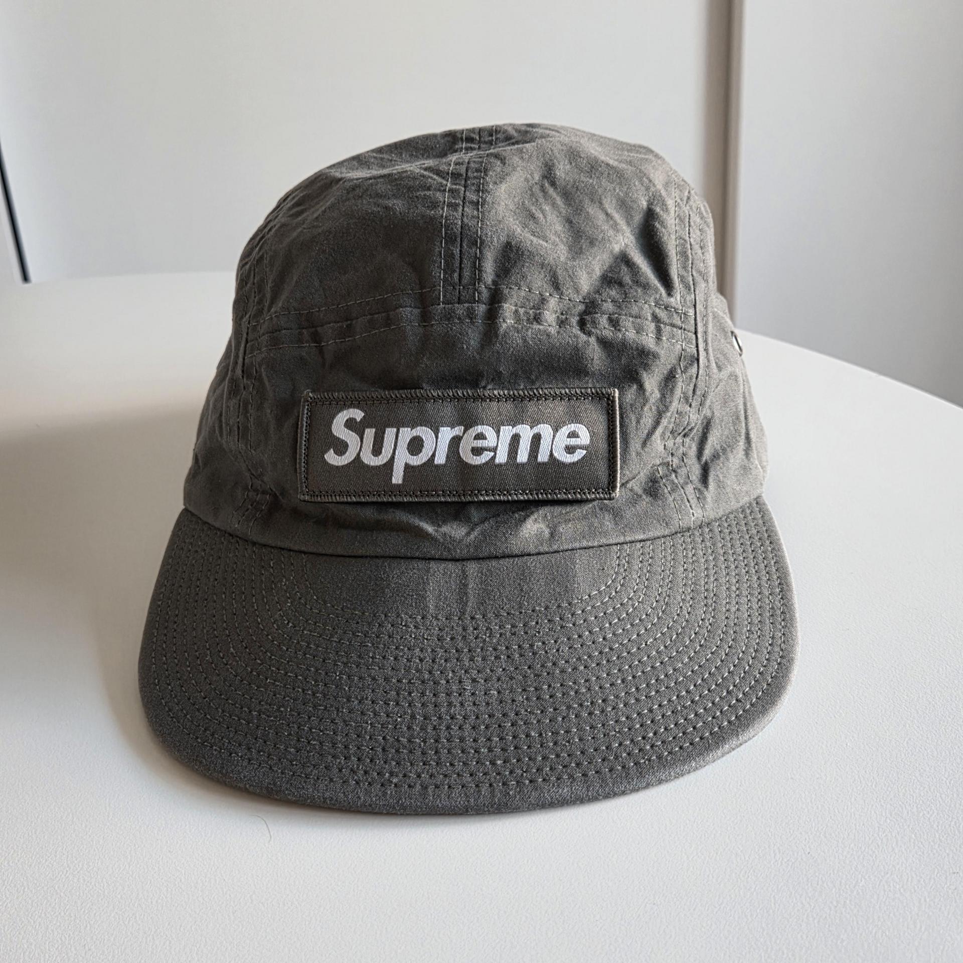 [ ACC ] Supreme 23FW Waxed Cotton Camp Cap ( 2023年 )