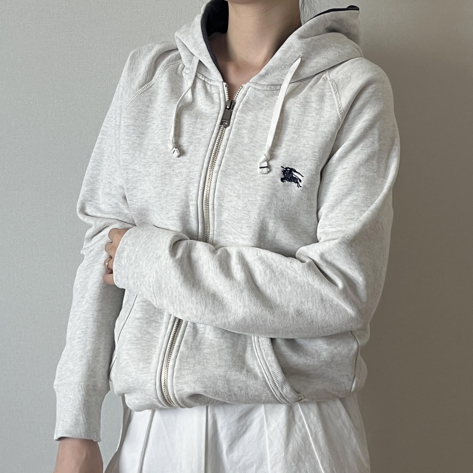 [ WOMAN ] Burberry Black Label Hoodie Zip-Up
