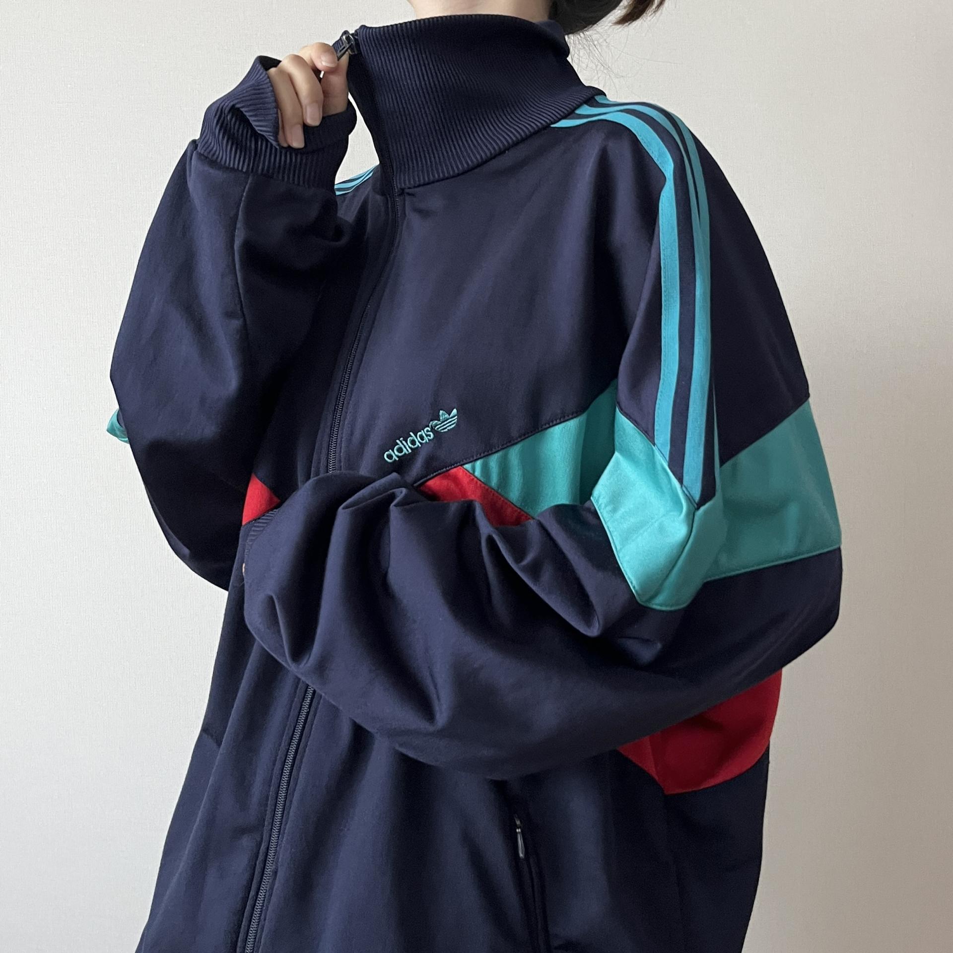 [ UNISEX ] ADIDAS Adidas 80s-90s Old School Track Jersey Jacket