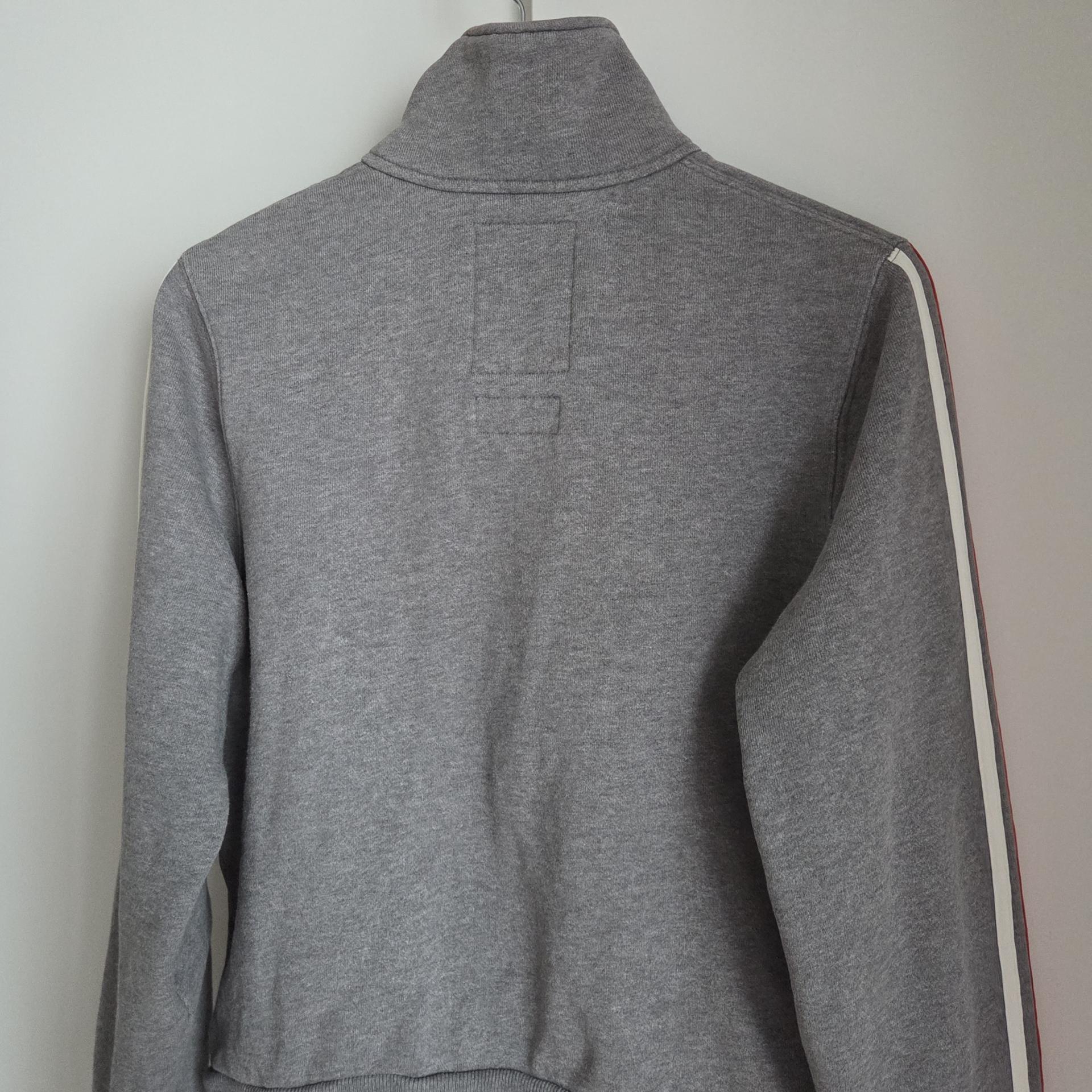 Abercrombie & Fitch Embroidered High-Neck Track Zip-Up Sweatshirt
