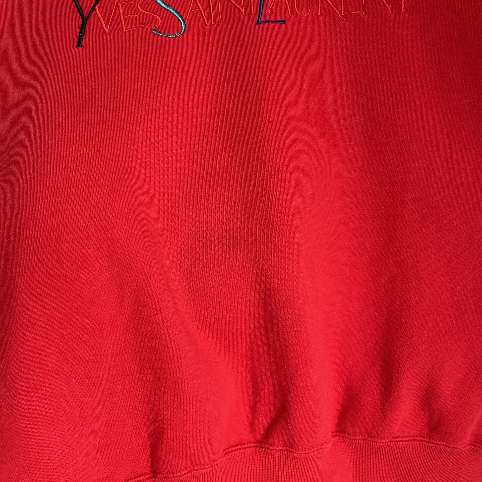 [ WOMAN ] Yves Saint Laurent 90s Old School Sweatshirt