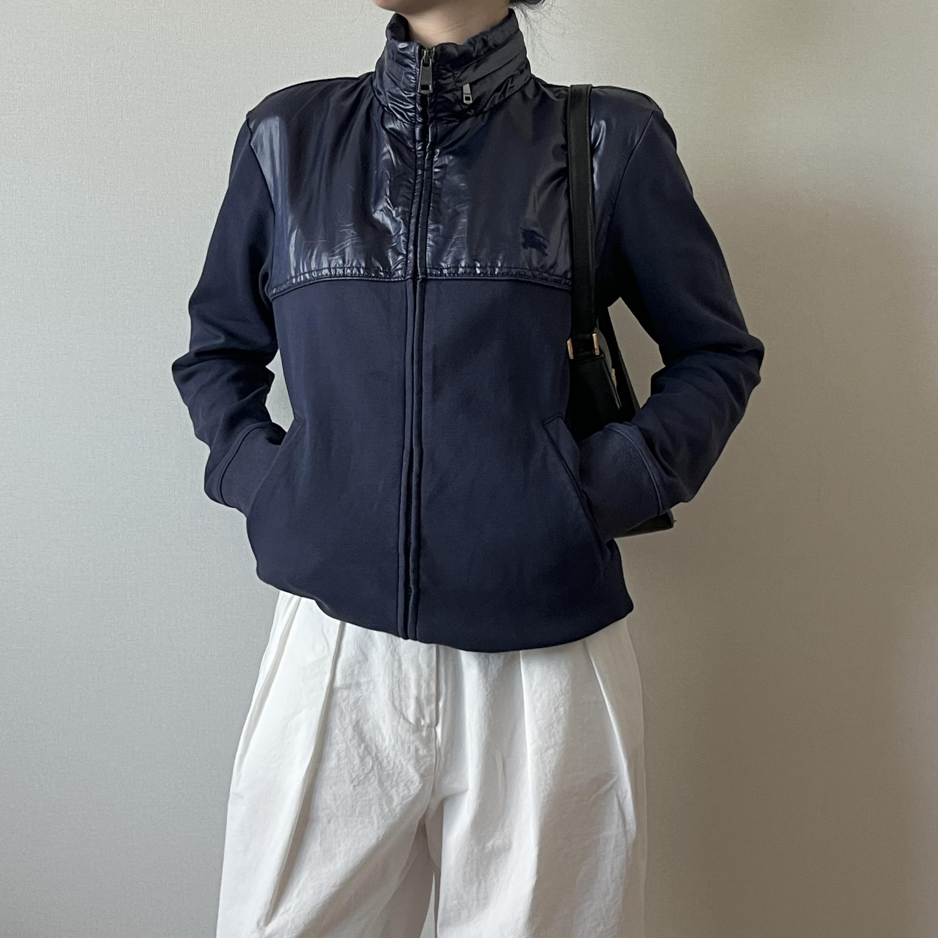[ WOMAN ] Burberry Black Label Zip-Up Jacket