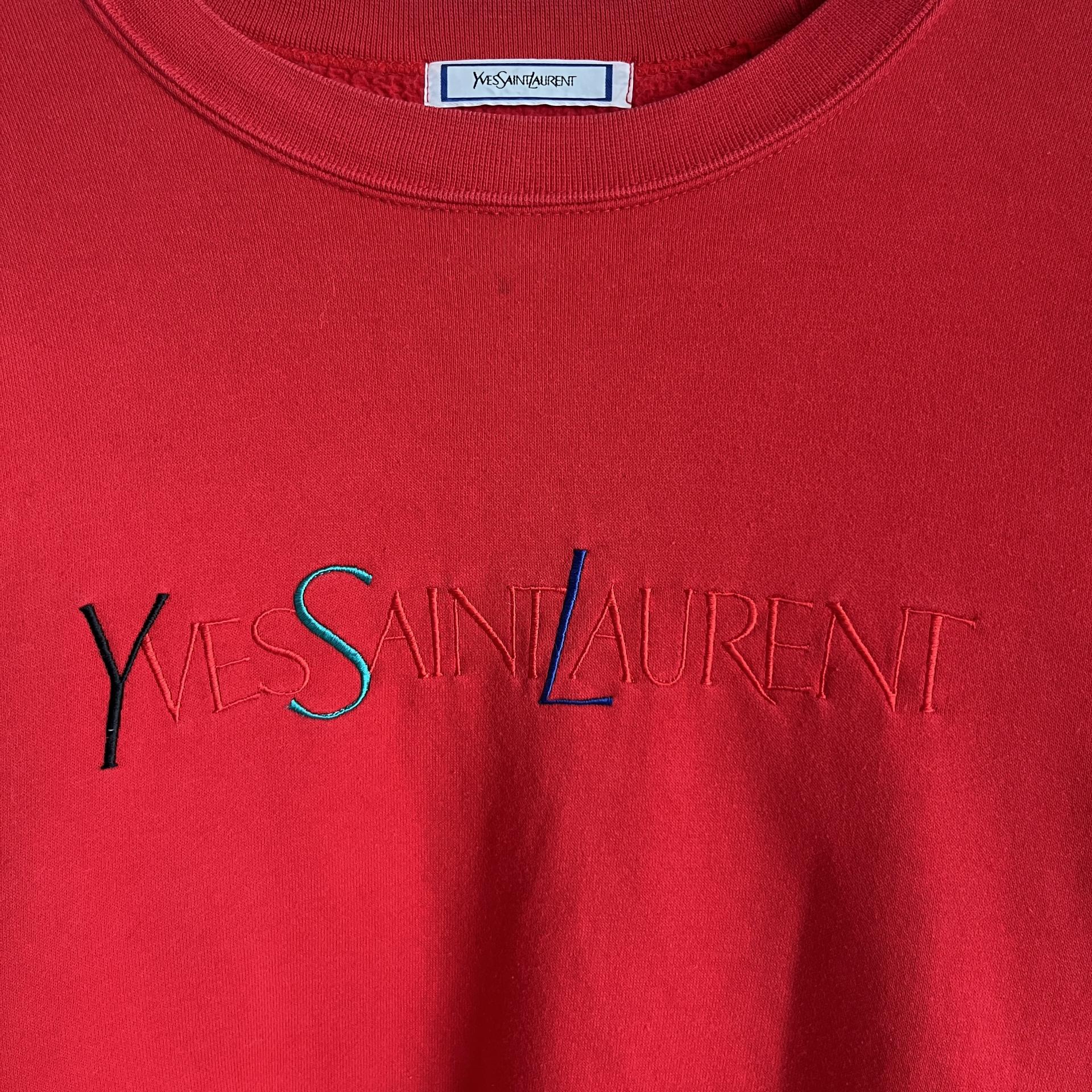 [ WOMAN ] Yves Saint Laurent 90s Old School Sweatshirt