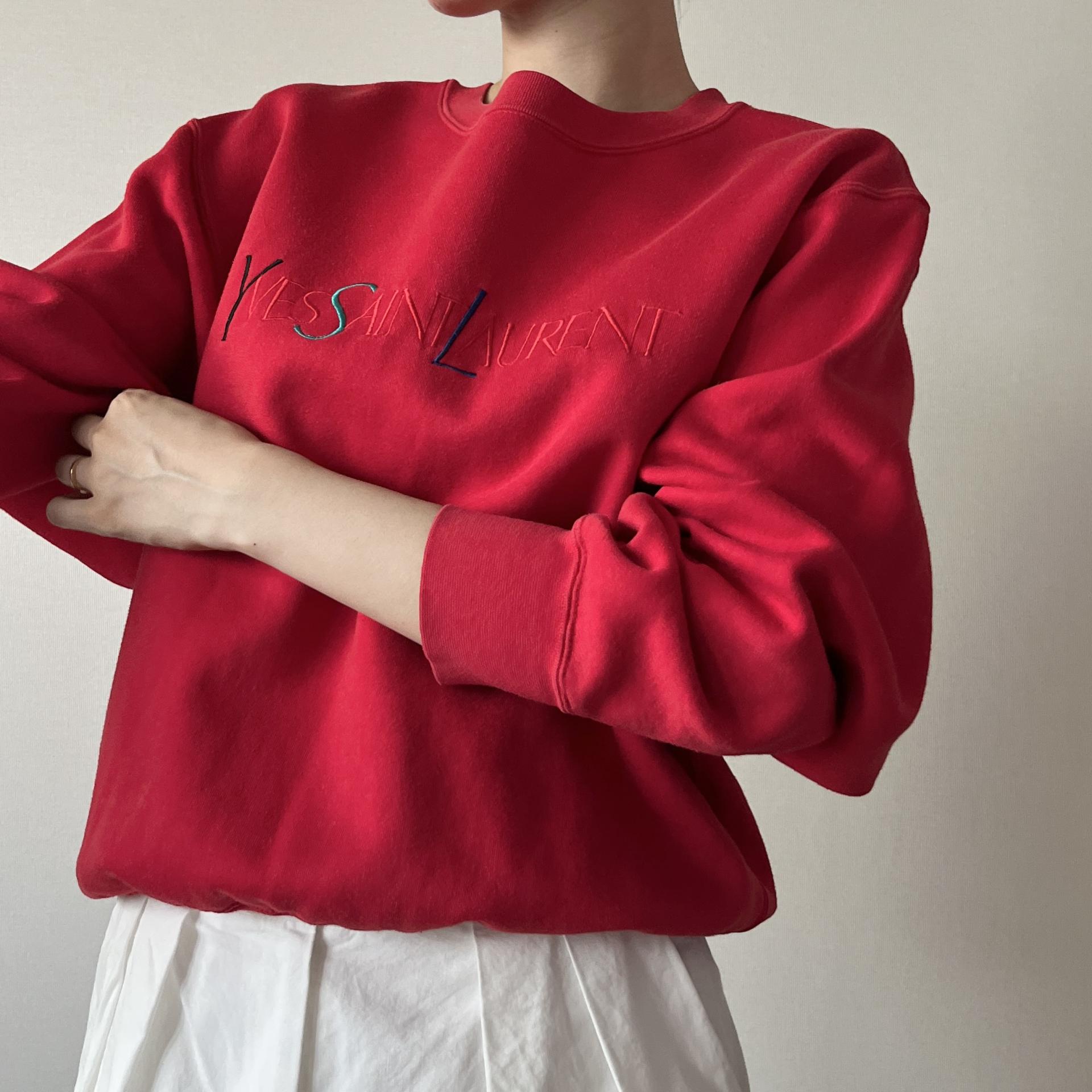 [ WOMAN ] Yves Saint Laurent 90s Old School Sweatshirt