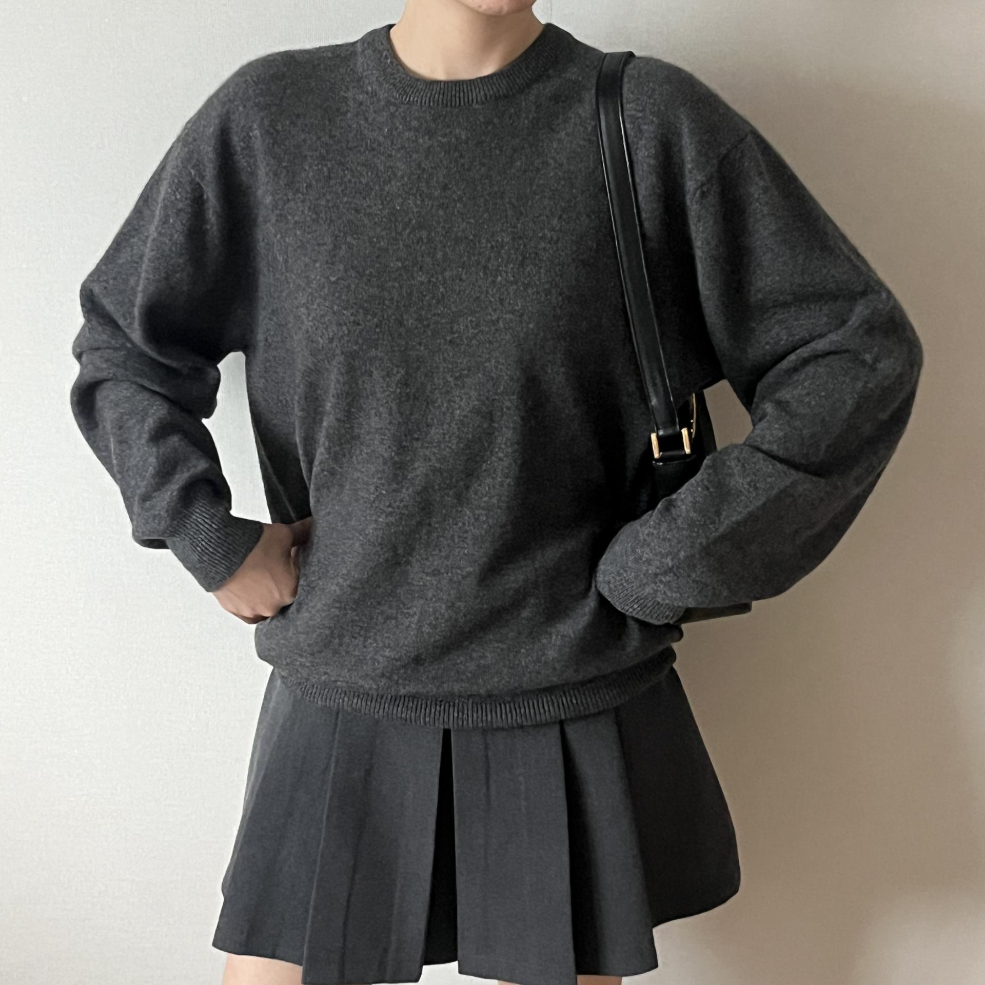 [ WOMAN ] Adam et Ropé Crewneck Wool Knit (Made in JAPAN)