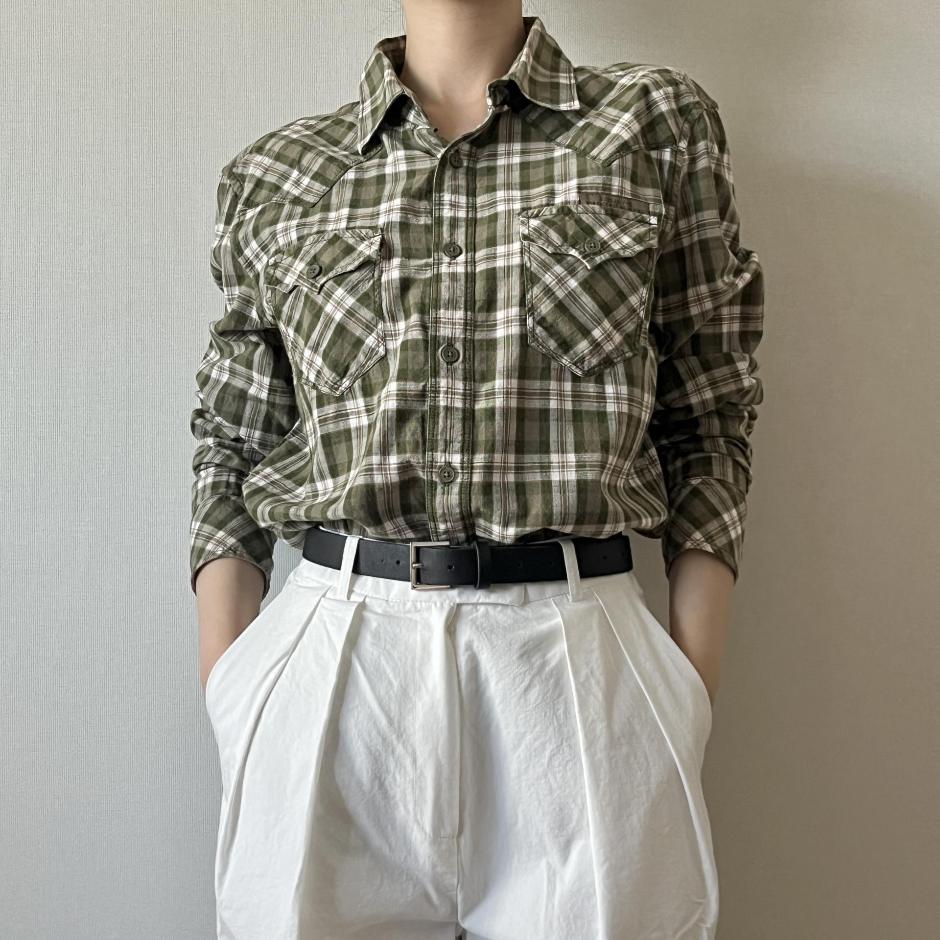 [ WOMAN ] Diesel Western Check Shirt
