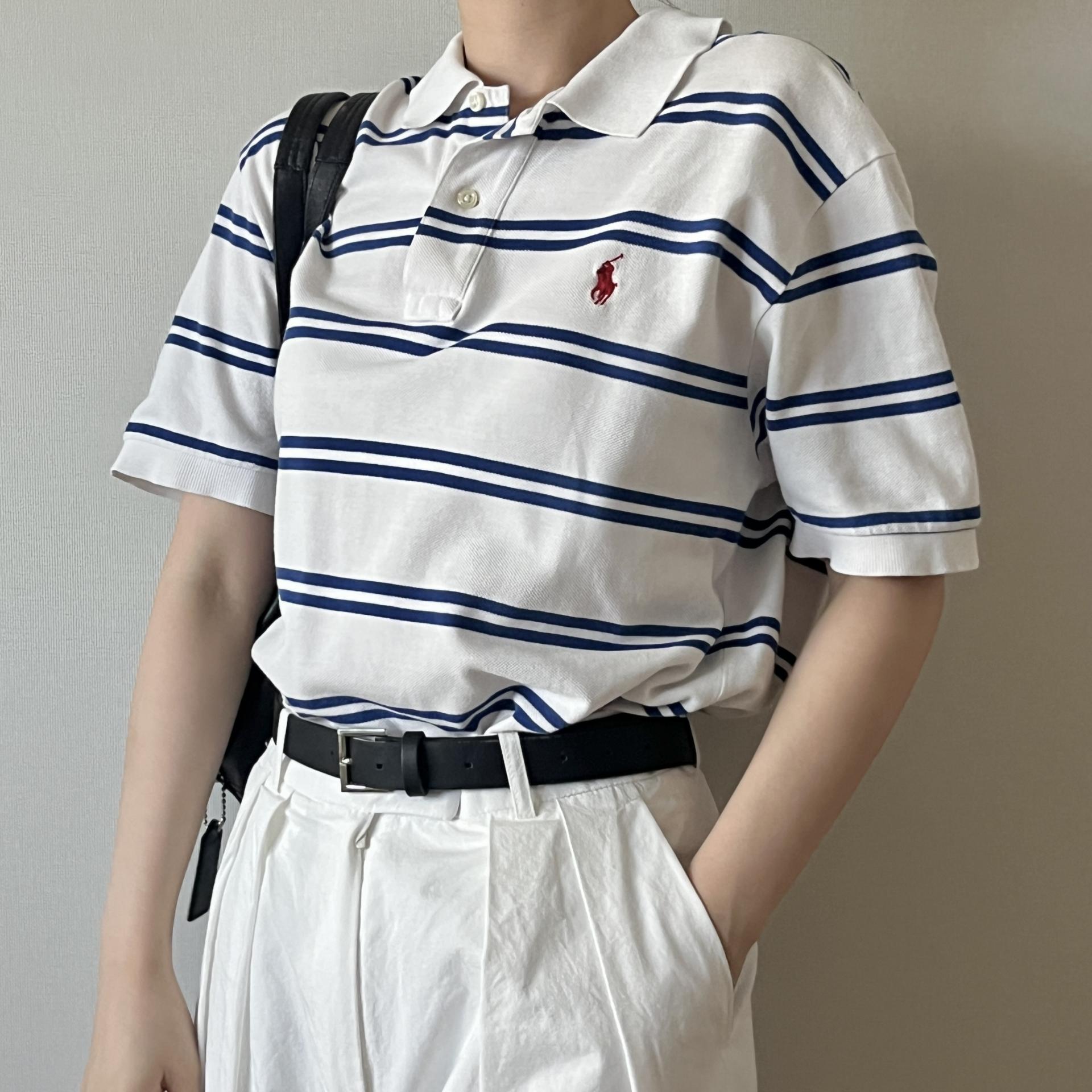 [ WOMAN ] Polo Ralph Lauren Stripe PK Shirt