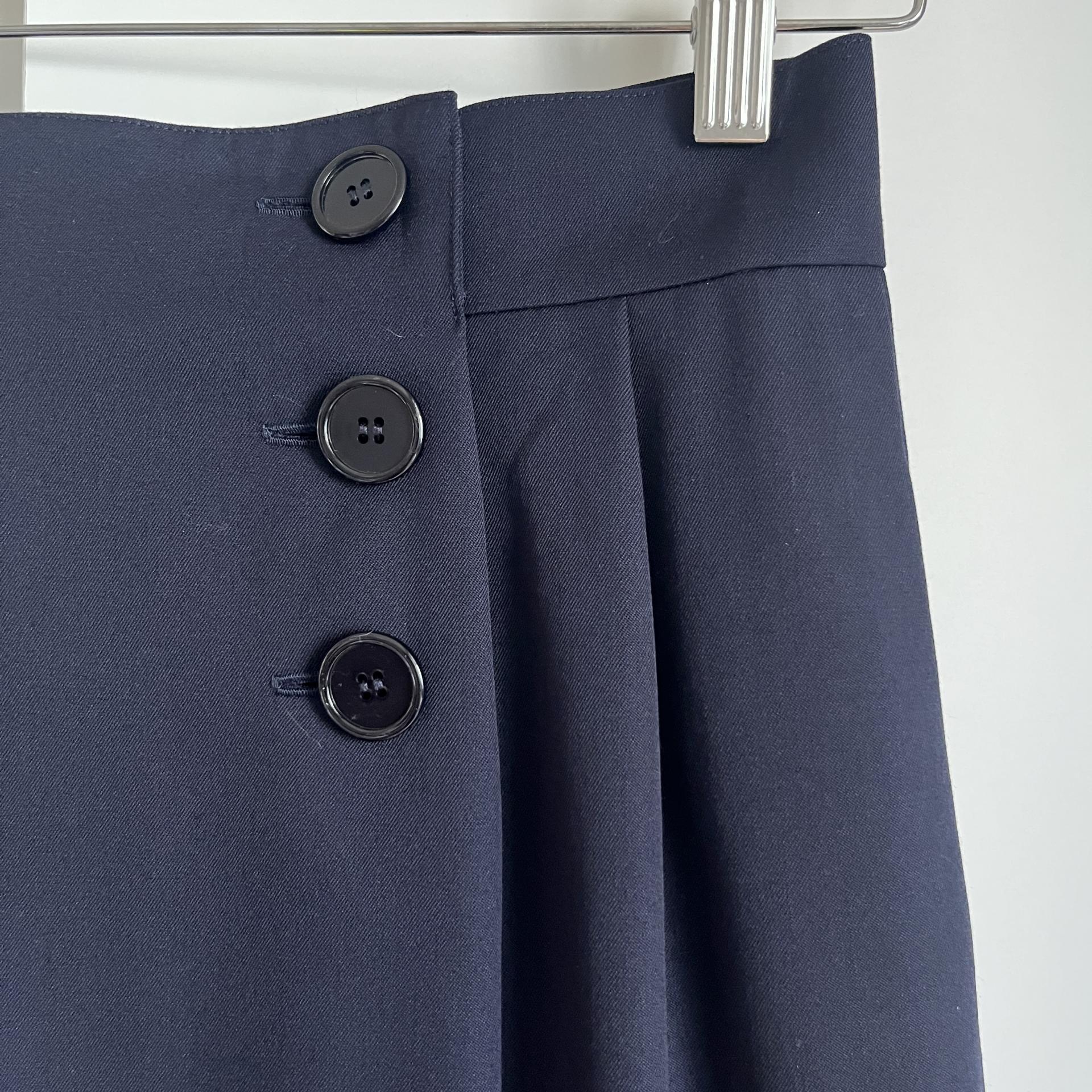 [ WOMAN ] CHRISTIAN DIOR Side Button Skirt