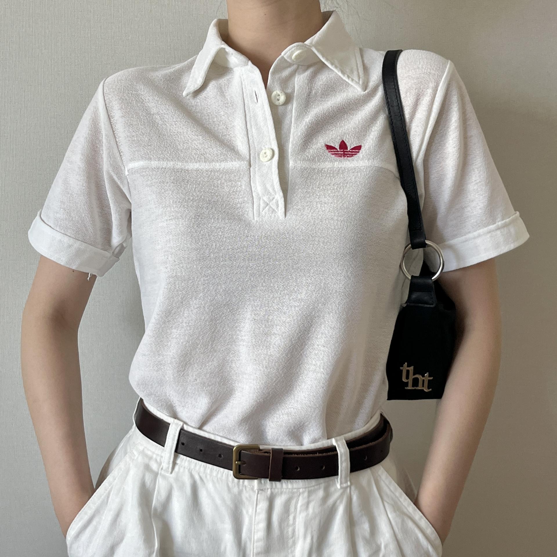 [ WOMAN ] ADIDAS 80's pk T-Shirt