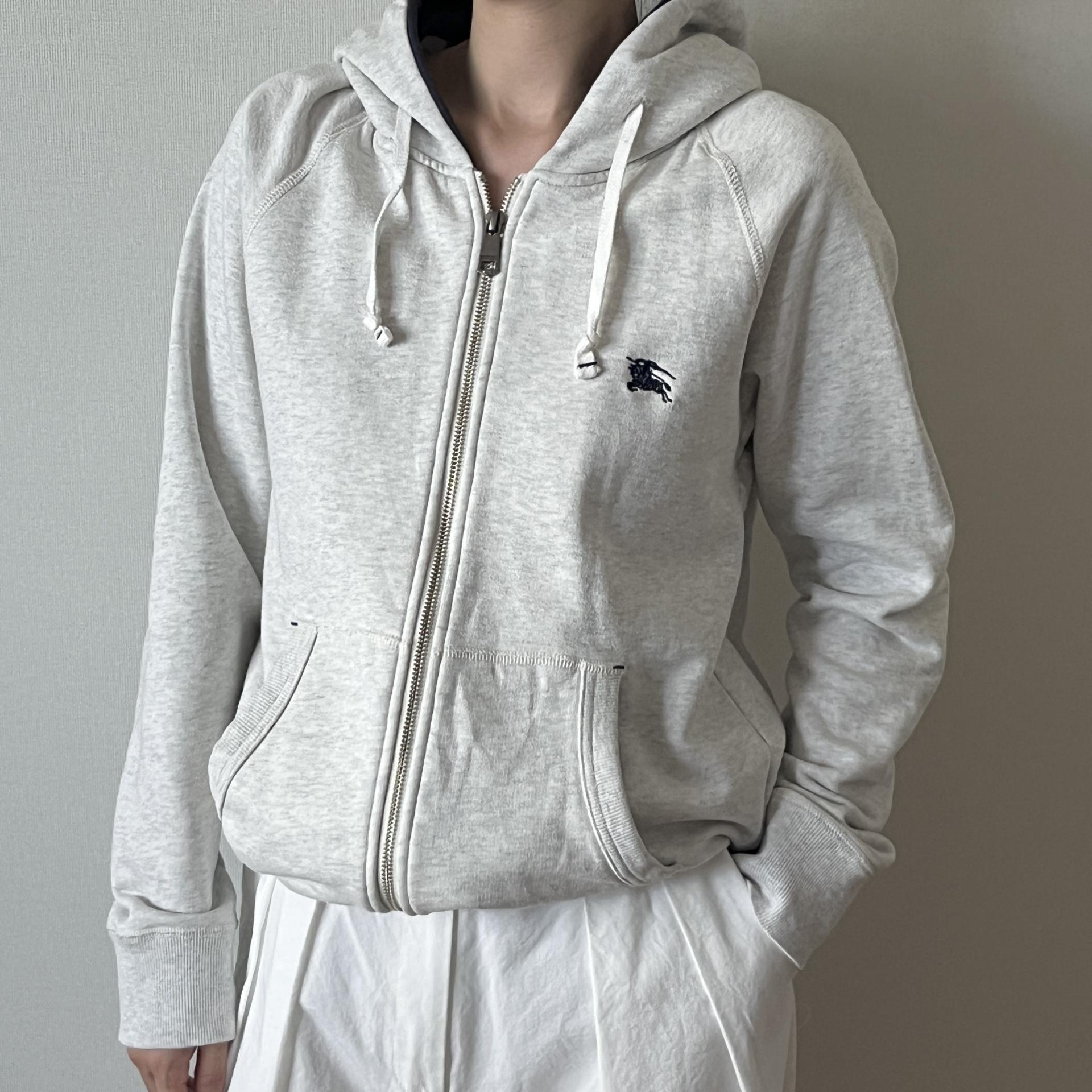 [ WOMAN ] Burberry Black Label Hoodie Zip-Up
