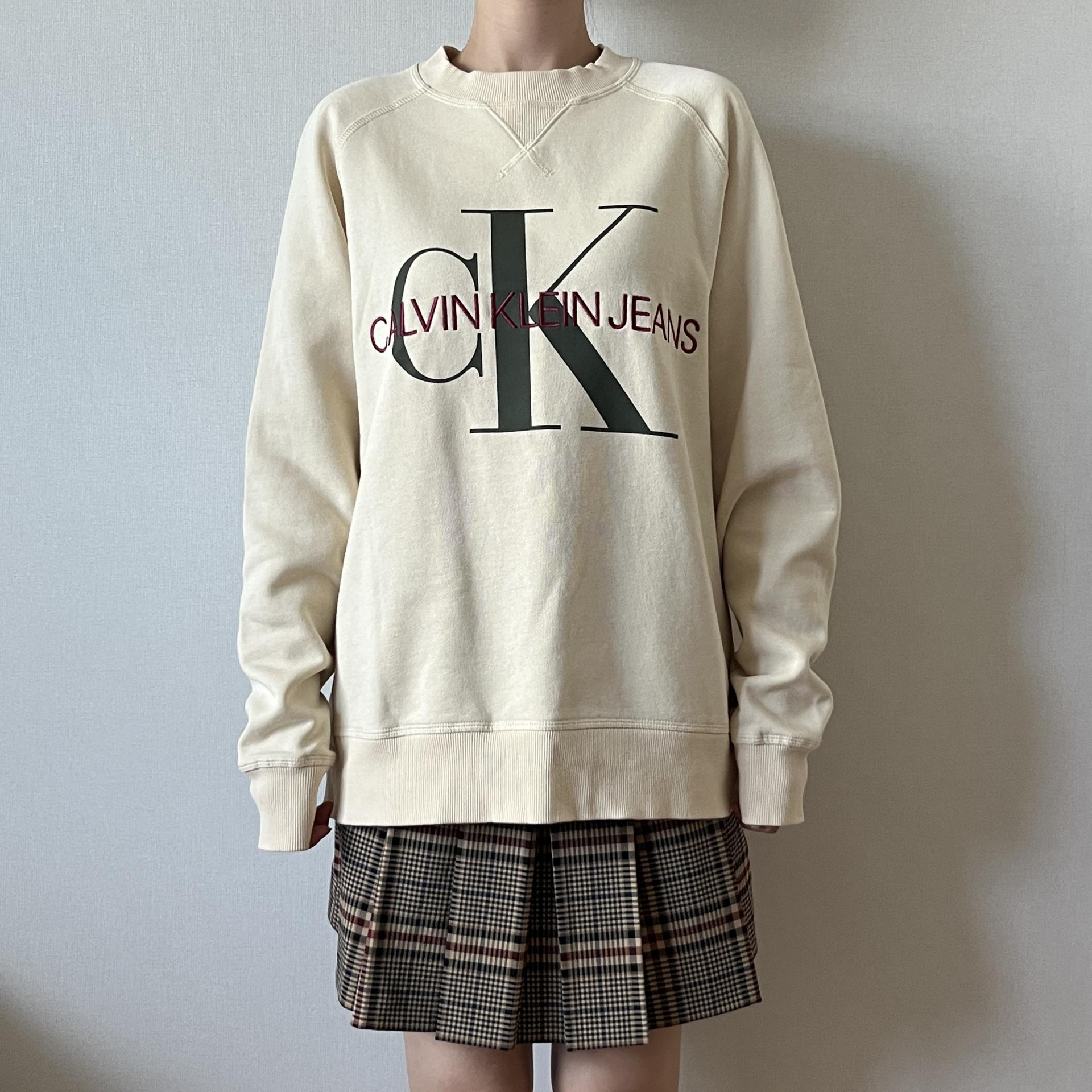 [ WOMAN ] Calvin Klein Jeans Big Logo Sweatshirt