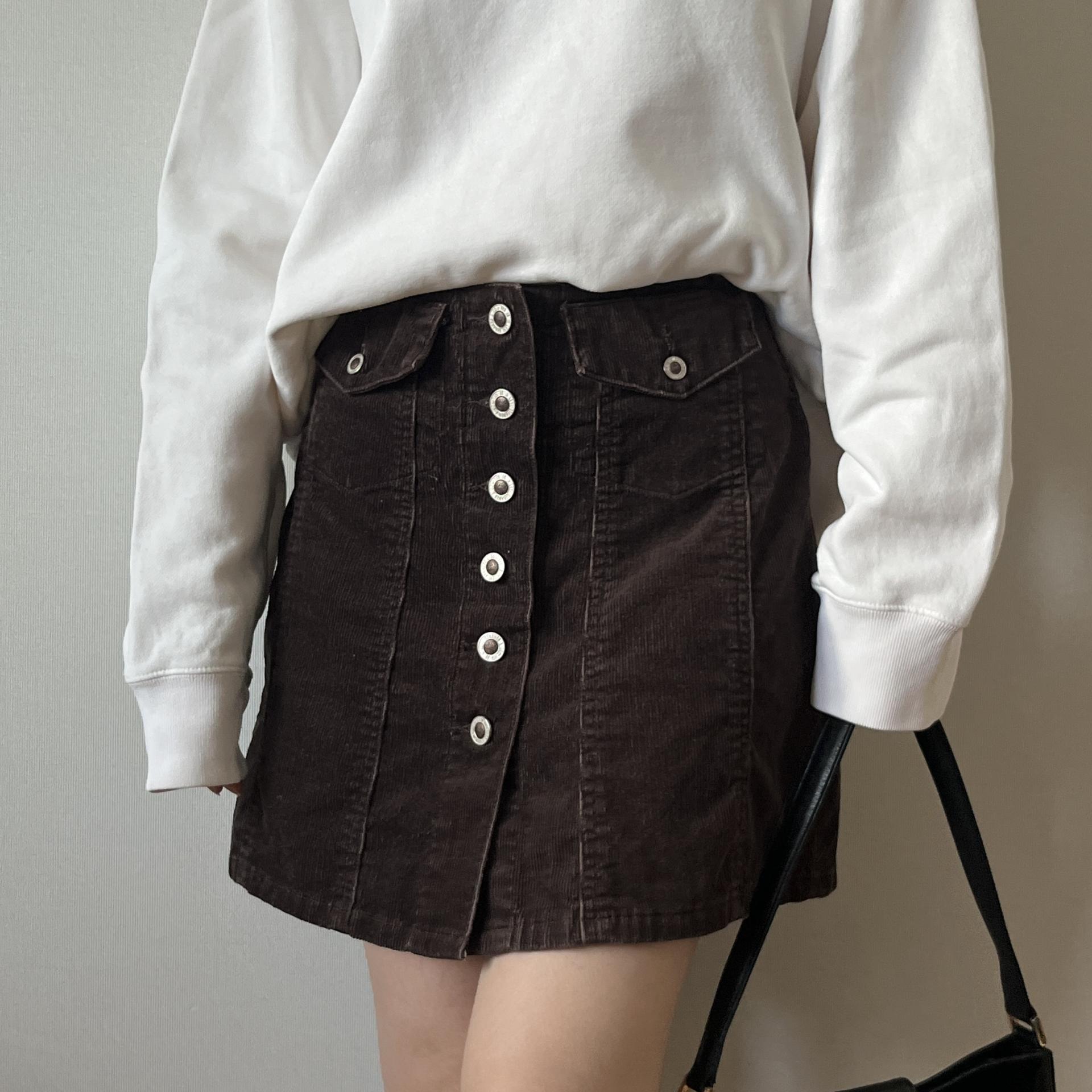 [ WOMAN ] LEVI'S SilverTab Corduroy Mini Skirt