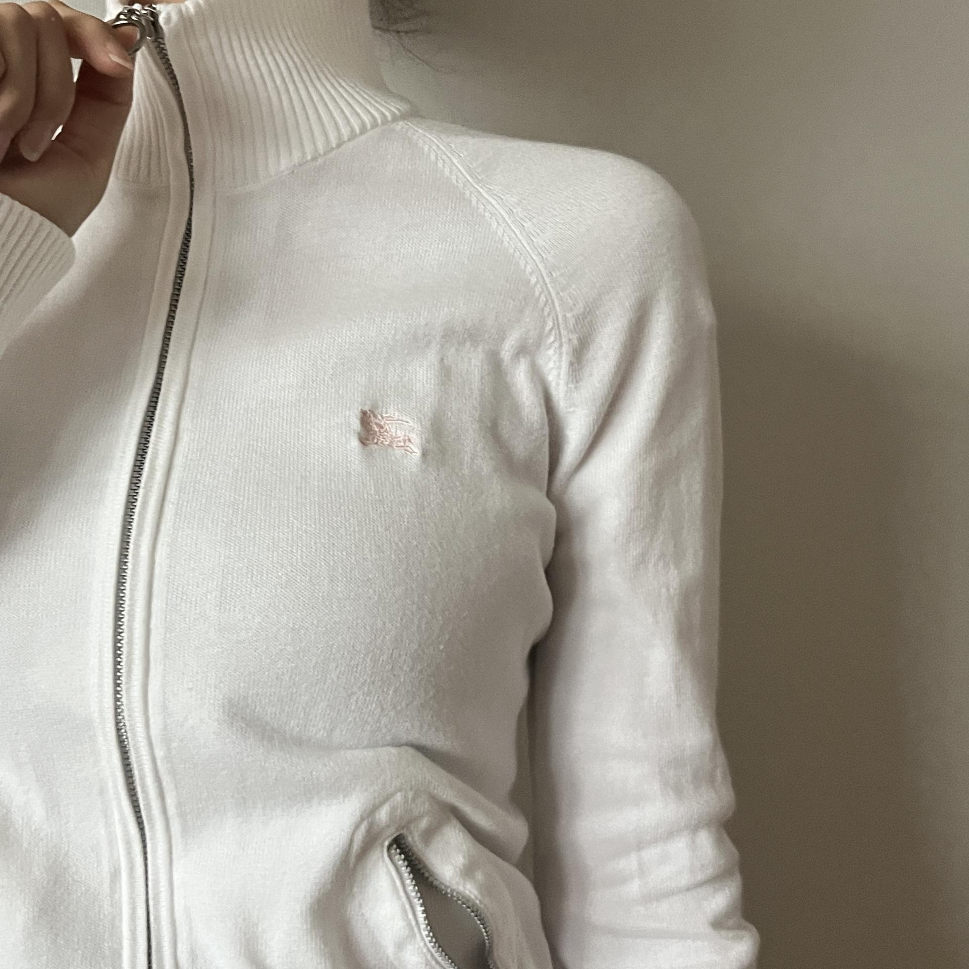[ WOMAN ] Burberry Blue Label High-Neck Zip-Up Knit Cardigan