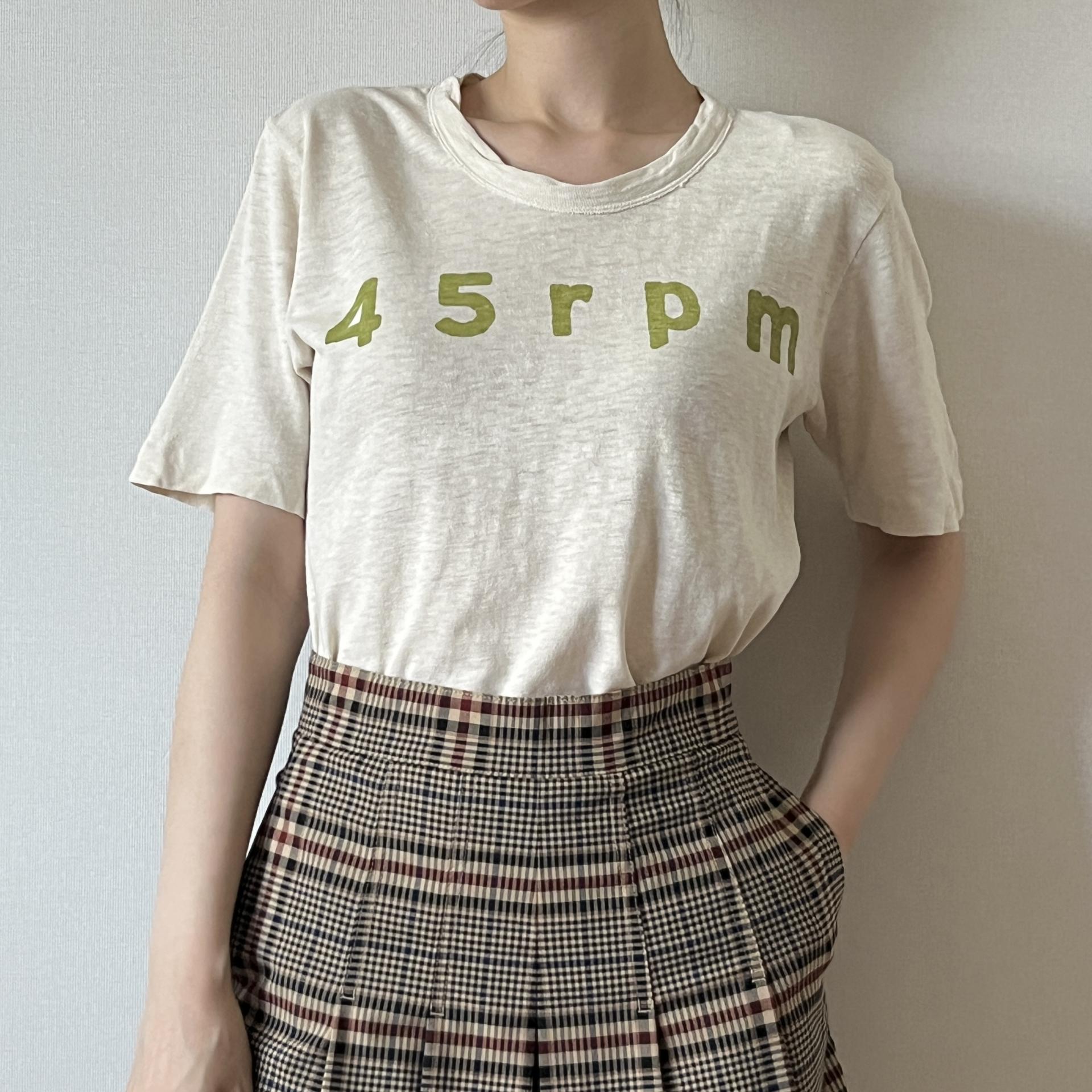 [ WOMAN ] 45rpm Original Logo Crewneck