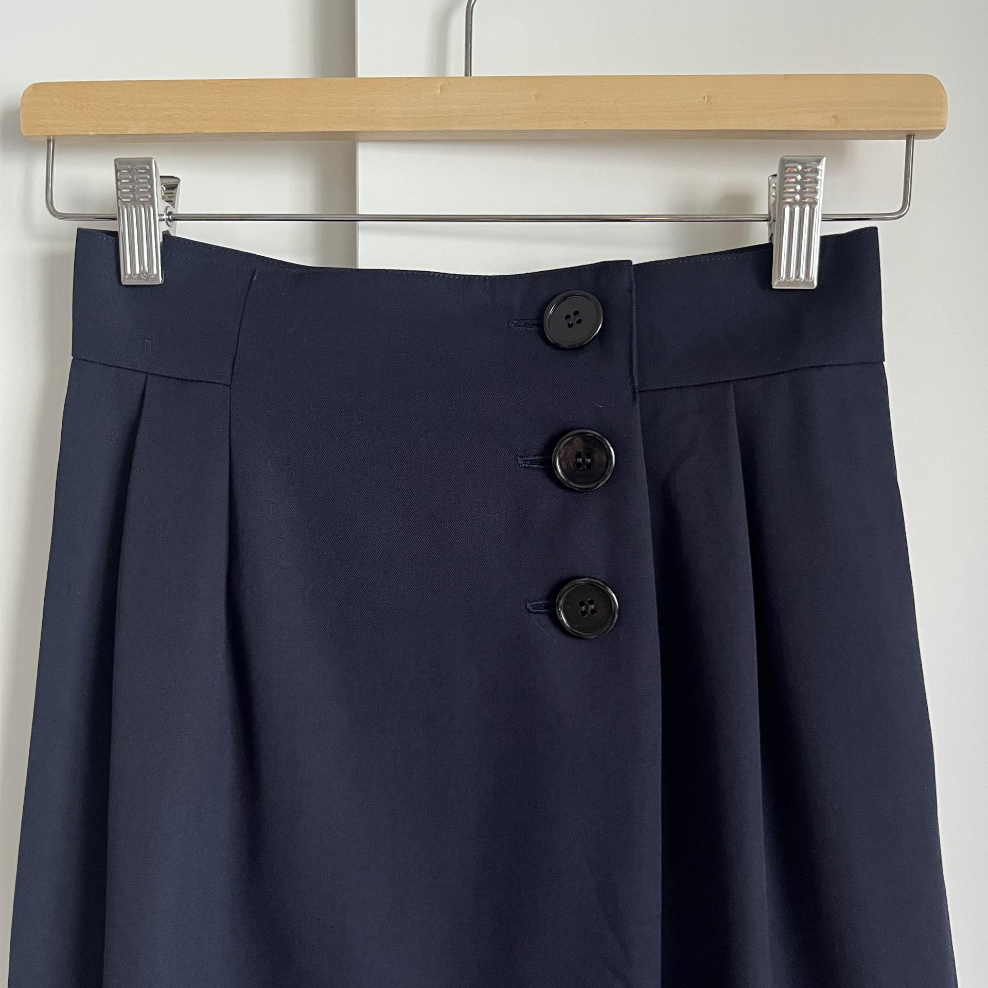 [ WOMAN ] CHRISTIAN DIOR Side Button Skirt