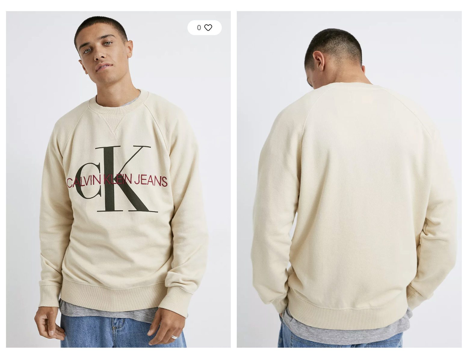 [ WOMAN ] Calvin Klein Jeans Big Logo Sweatshirt