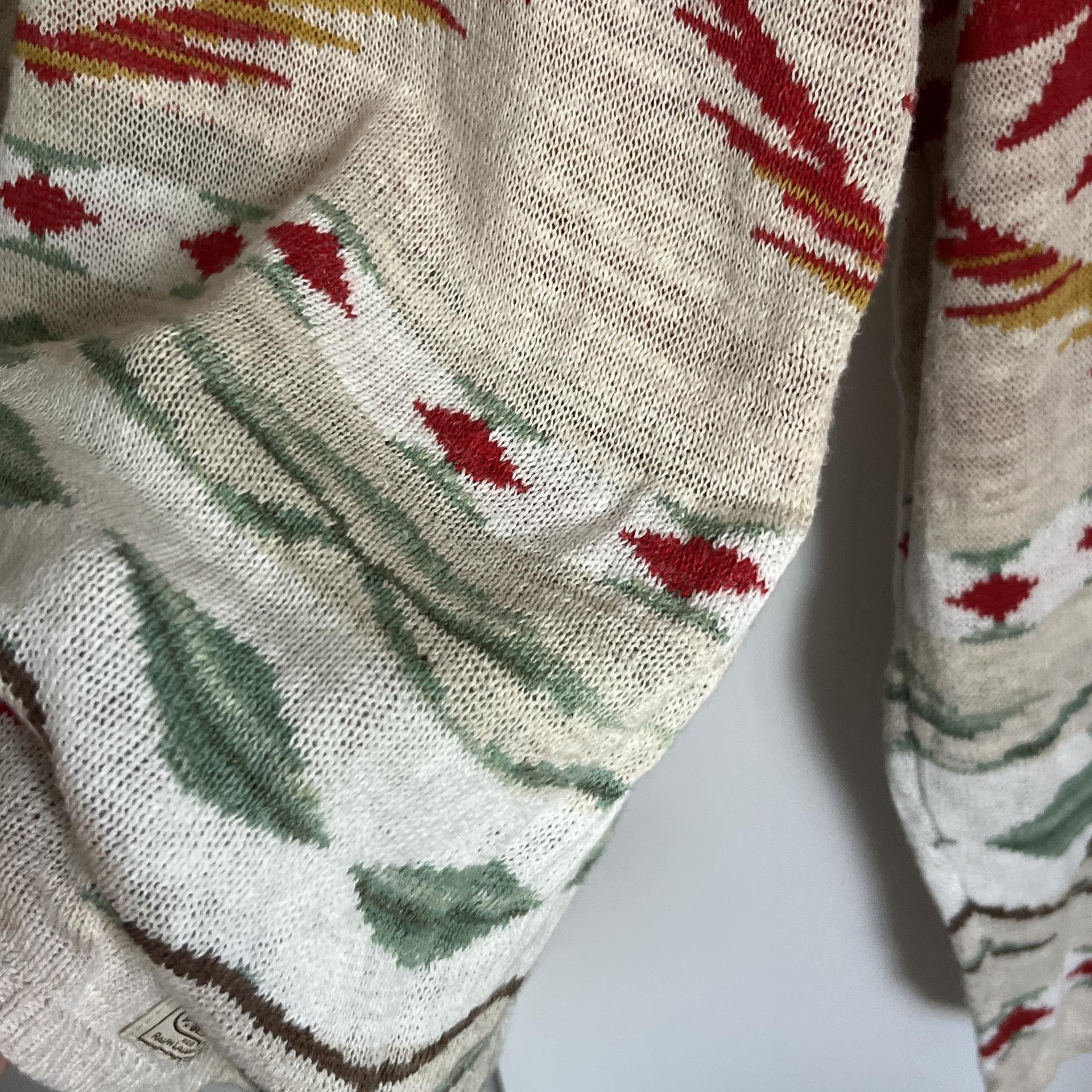 [ WOMAN ] Denim & Supply Ralph Lauren Indian Blanket Pattern Crewneck Knit