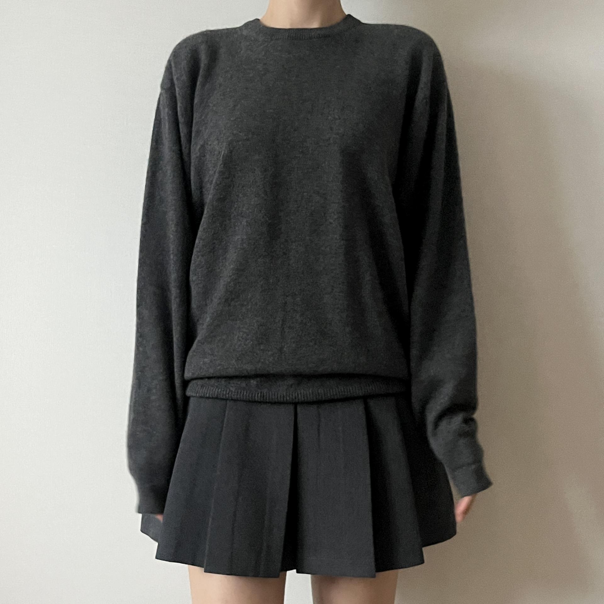 [ WOMAN ] Adam et Ropé Crewneck Wool Knit (Made in JAPAN)