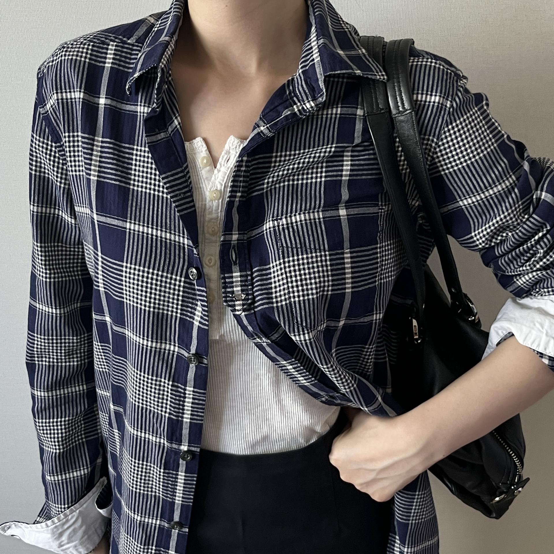 [ WOMAN ] Diesel Check Shirt