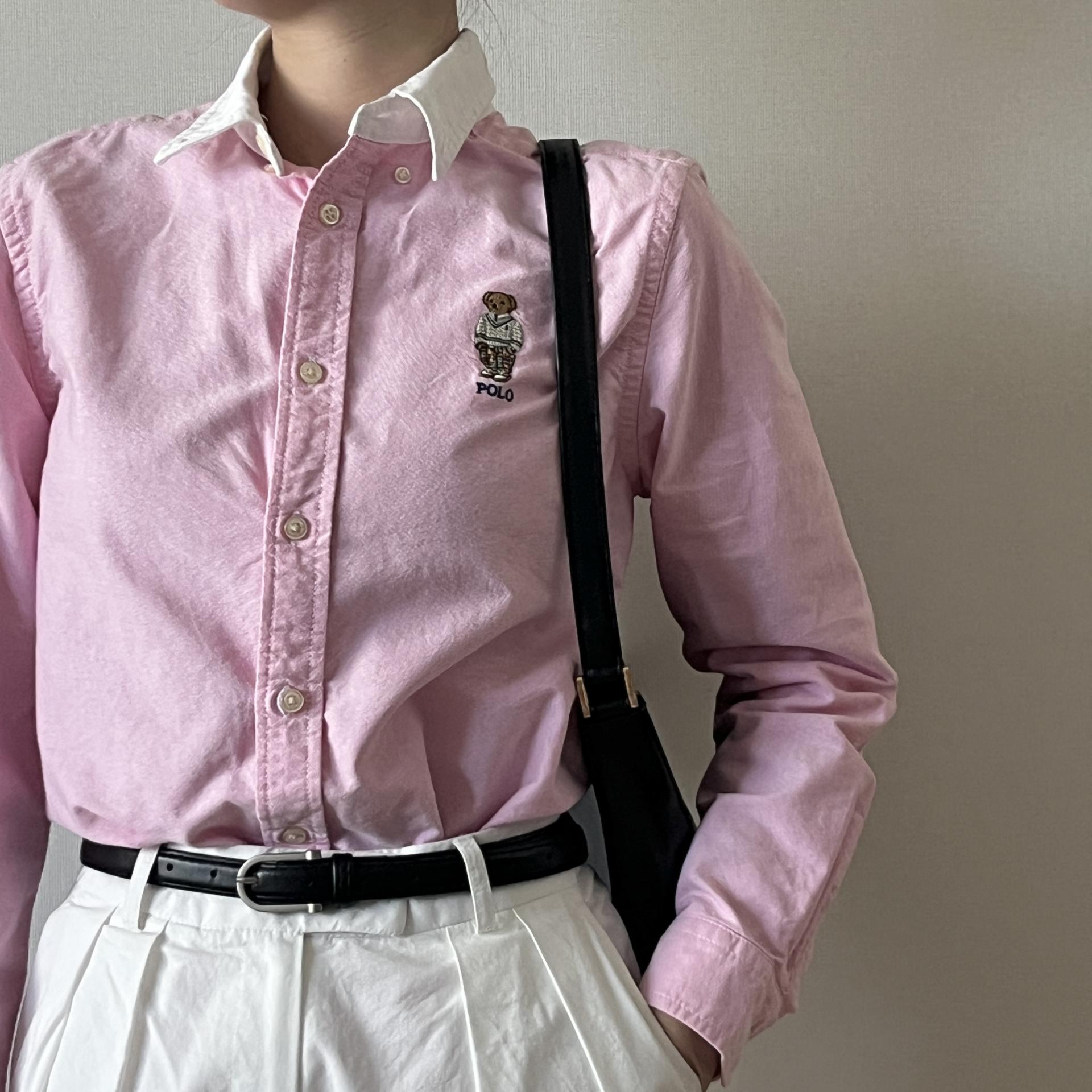 [ WOMAN ] Polo Ralph Lauren Bear cotton 100% Shirt