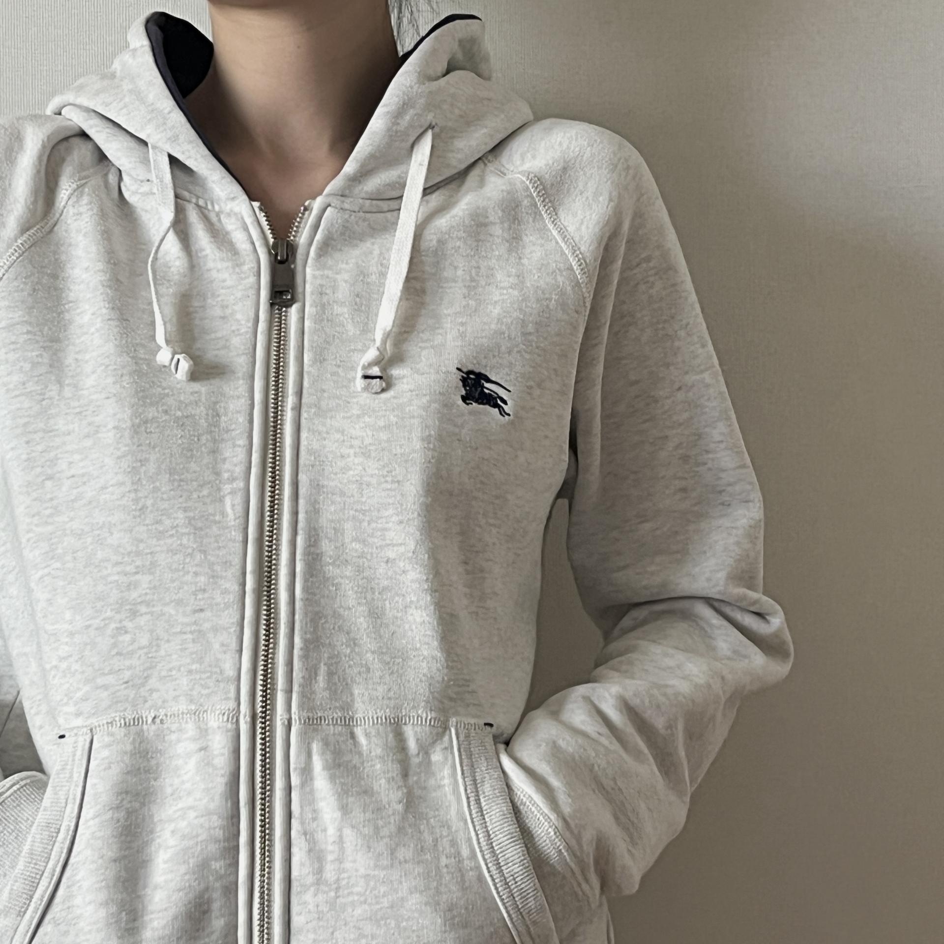 [ WOMAN ] Burberry Black Label Hoodie Zip-Up