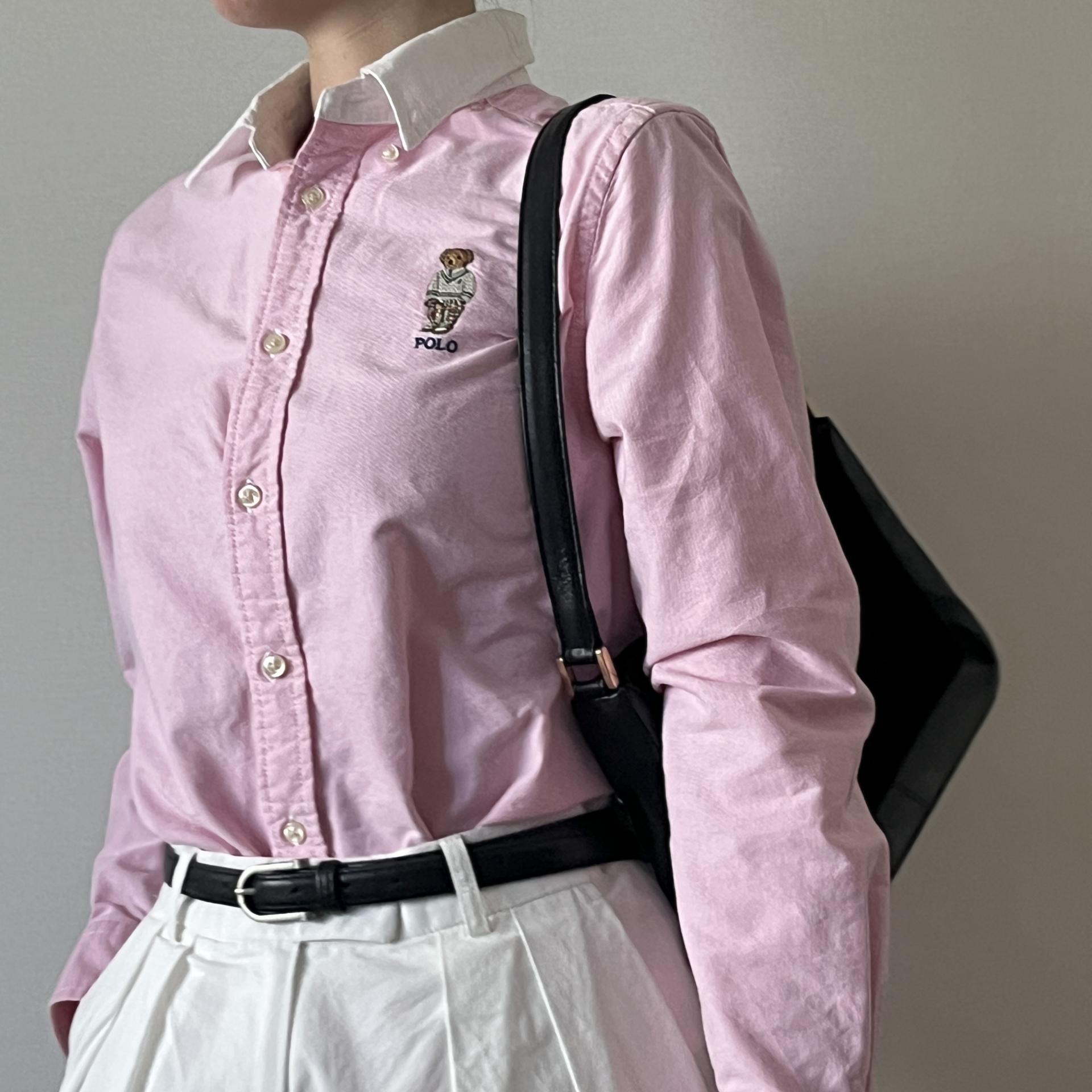 [ WOMAN ] Polo Ralph Lauren Bear cotton 100% Shirt