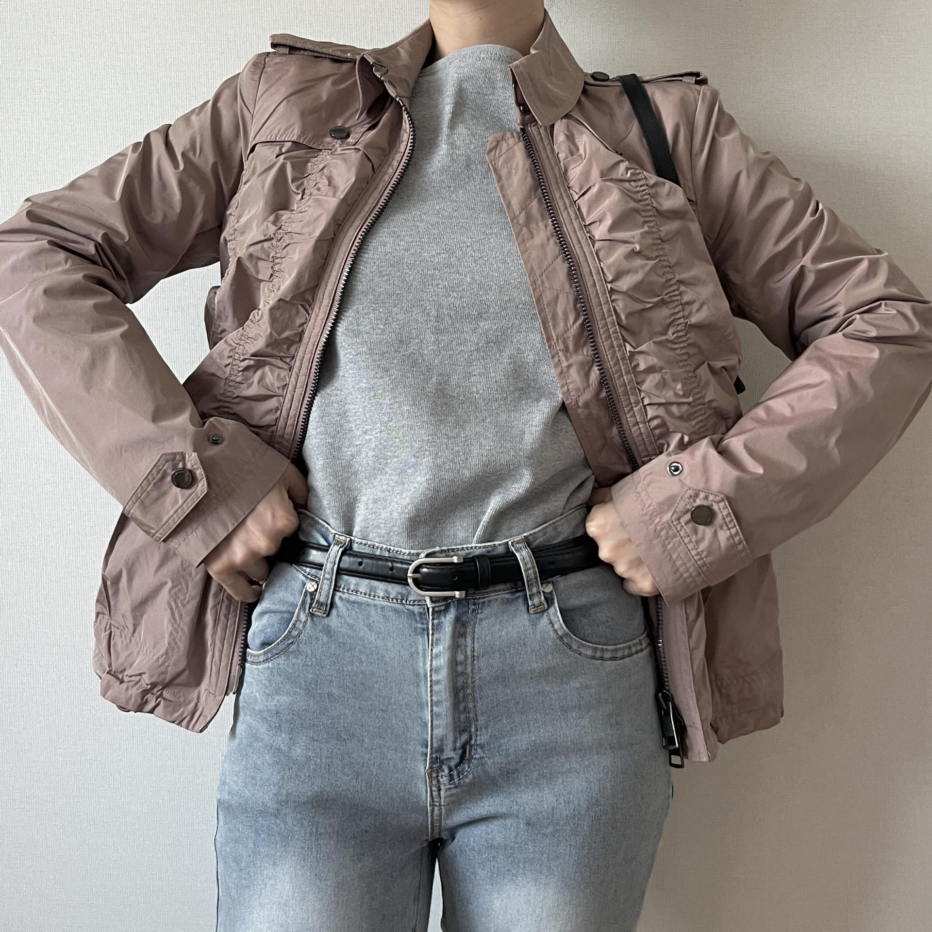 [ WOMAN ] BURBERRY London Shirred Jacket