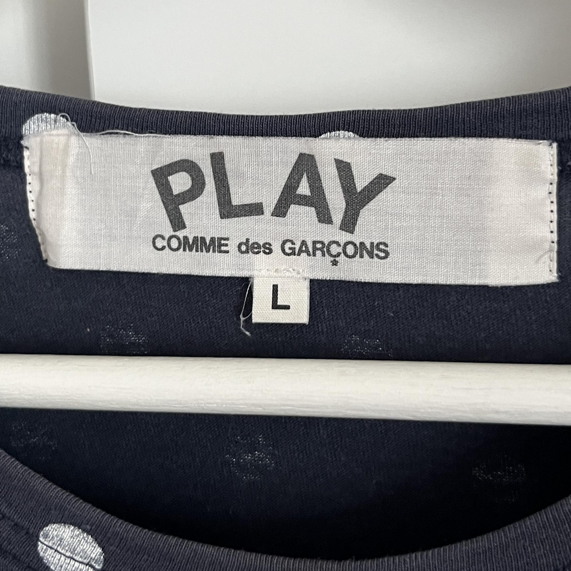 [ WOMAN ] COMME DES GARCONS PLAY Dot Long Sleeve ( Made in JAPAN)
