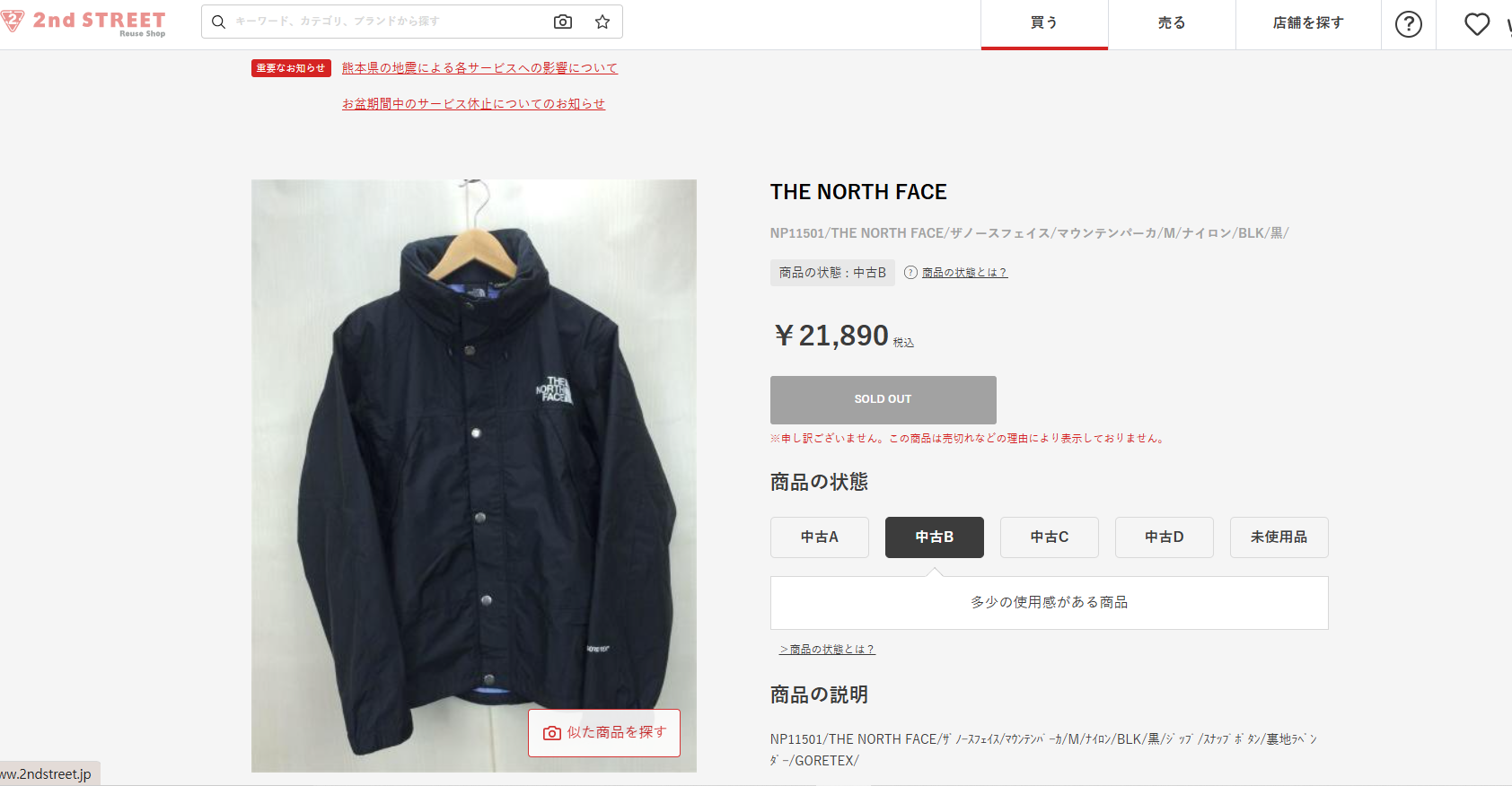 [ WOMAN ] The North Face Gore-Tex Mountain Jacket