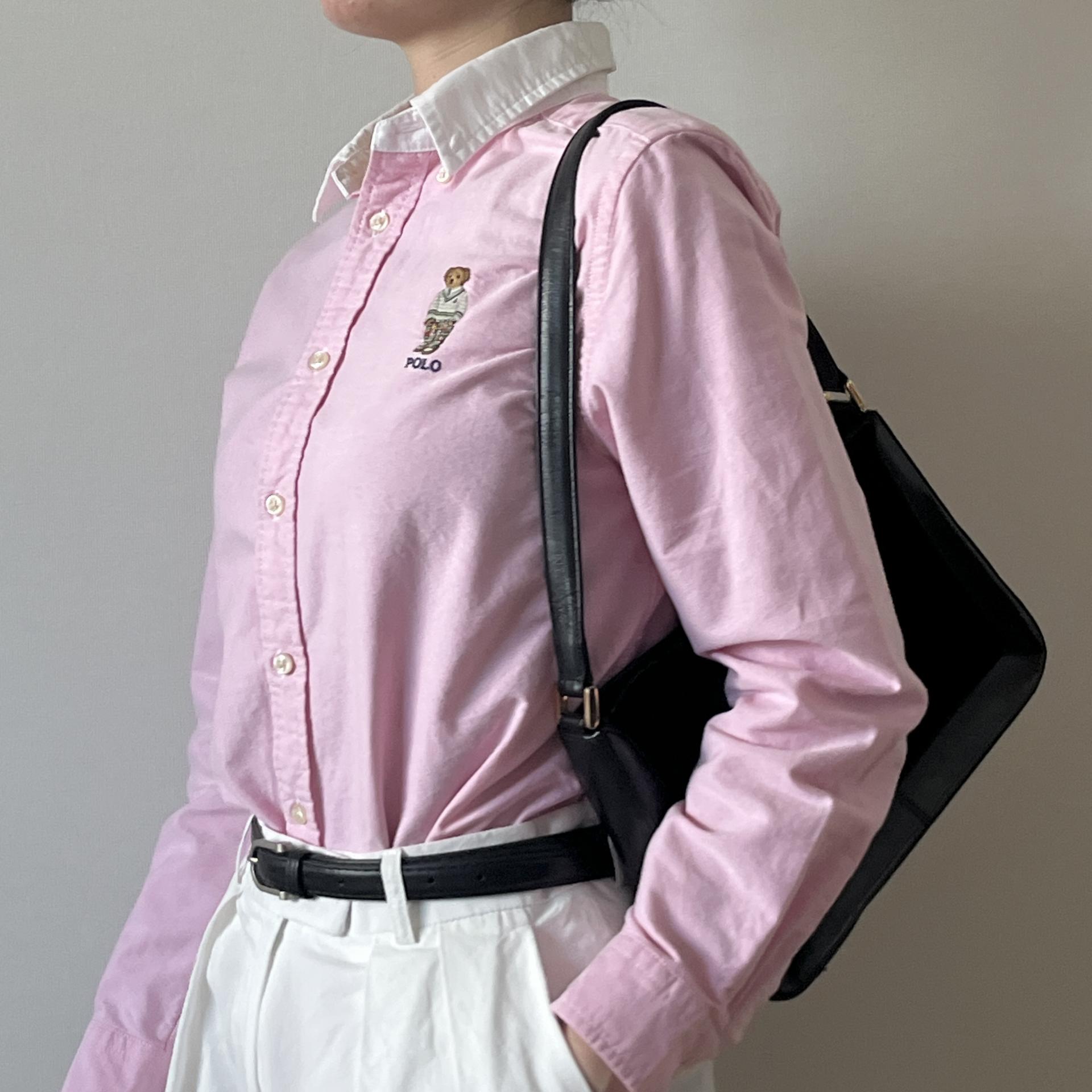 [ WOMAN ] Polo Ralph Lauren Bear cotton 100% Shirt