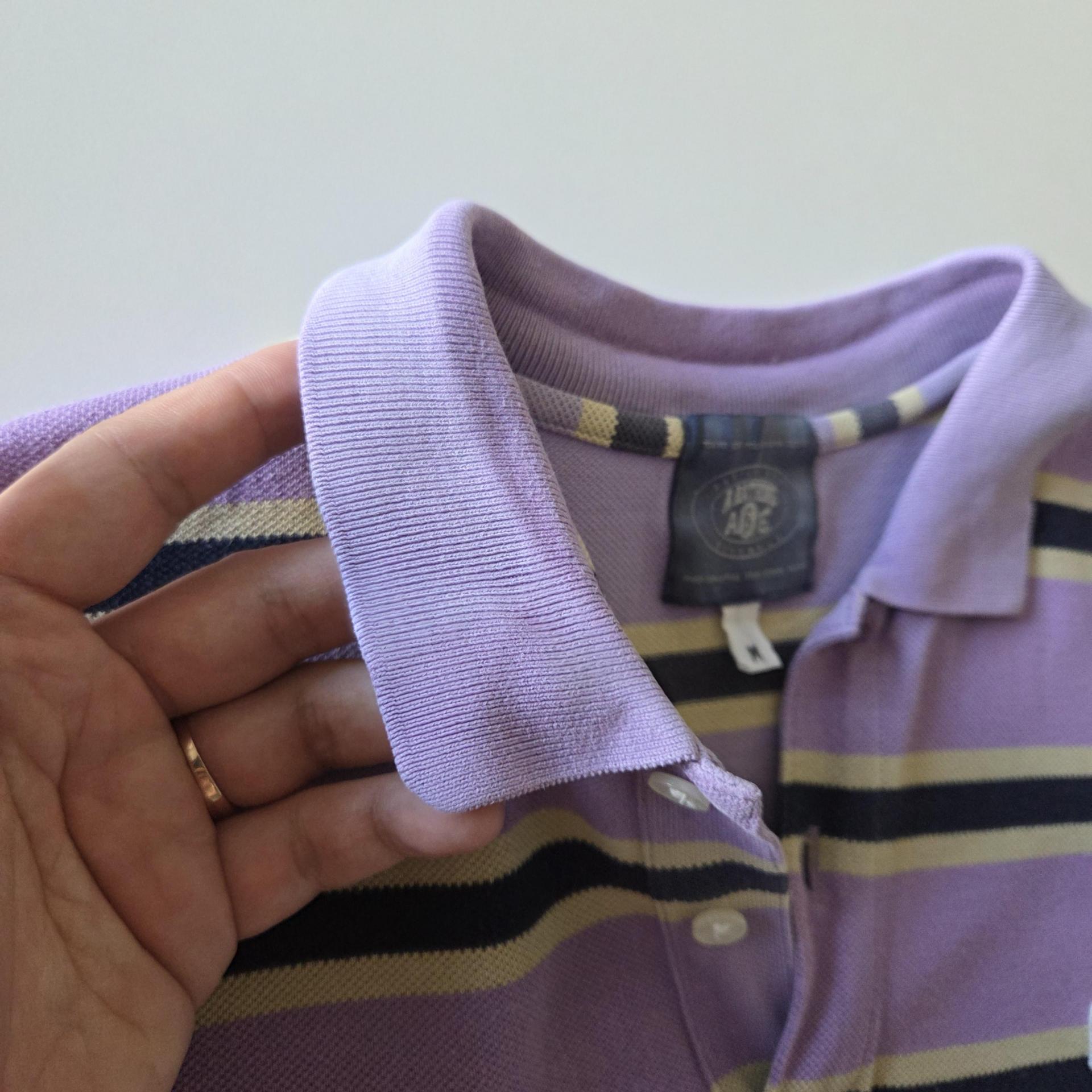 [ UNISEX ] BAPE A Bathing Ape Stripe PK Shirt ( Made in JAPAN )