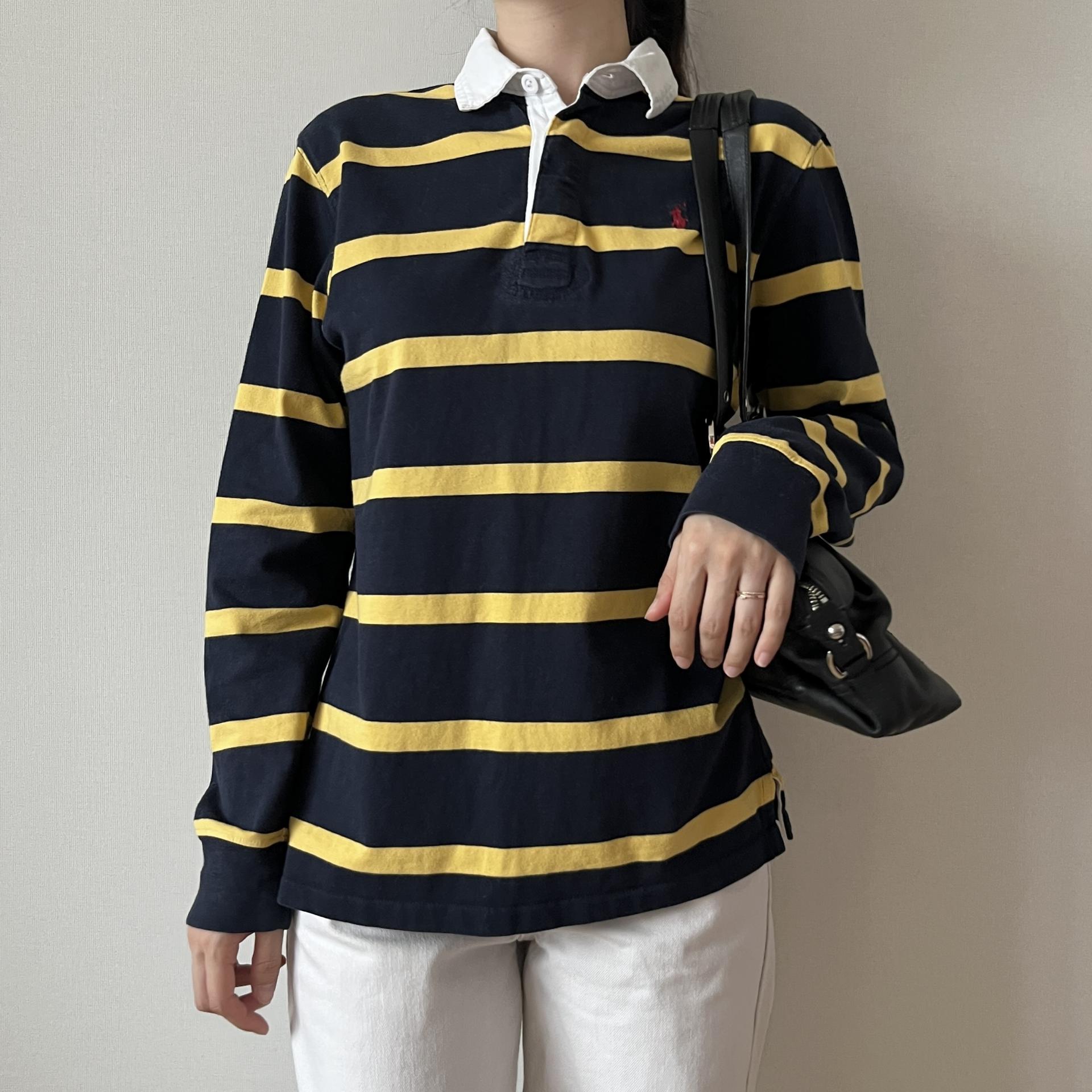 [ WOMAN ] Polo Ralph Lauren Stripe Rugby PK Shirt