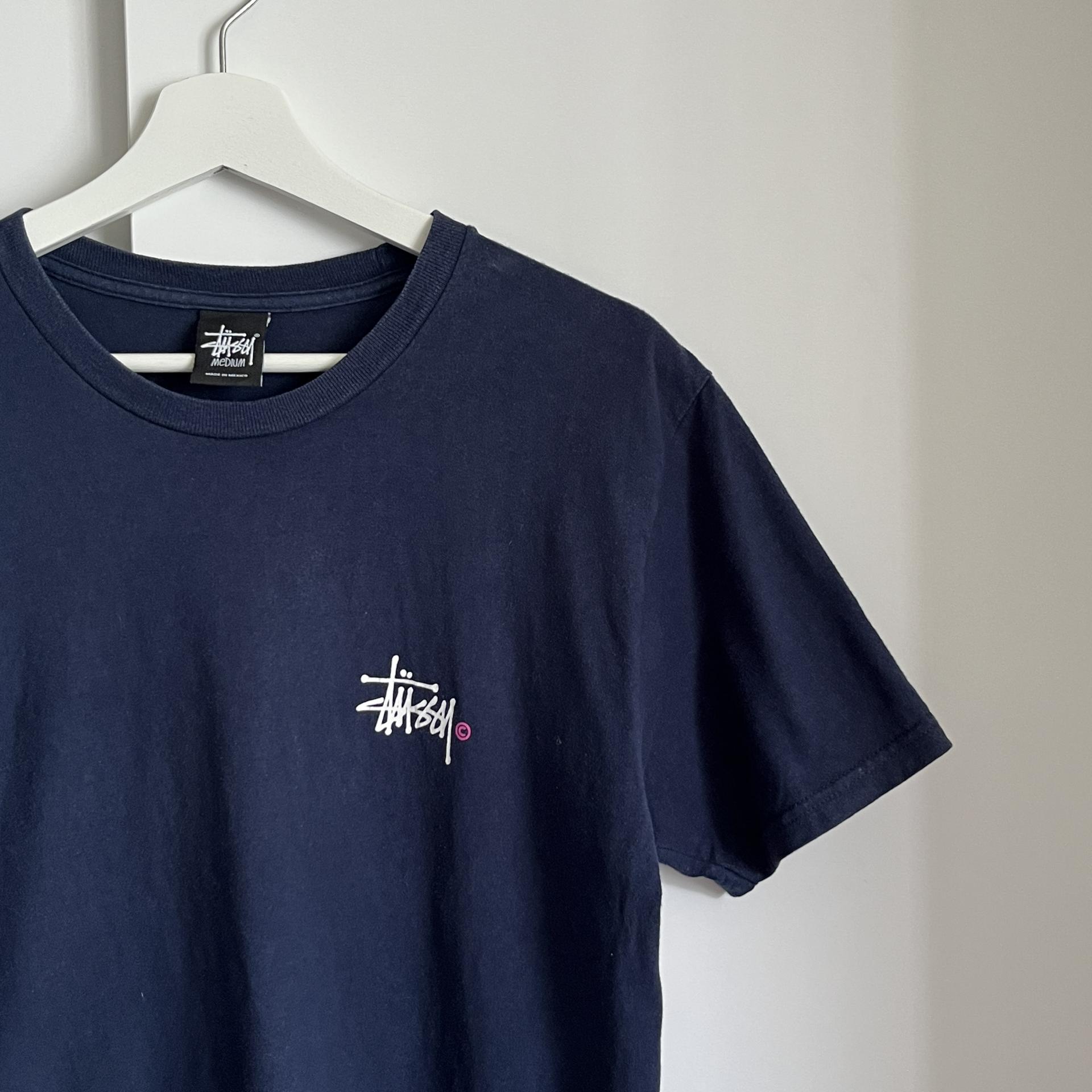 [ WOMAN ] STUSSY Basic Graffiti Logo T-Shirt