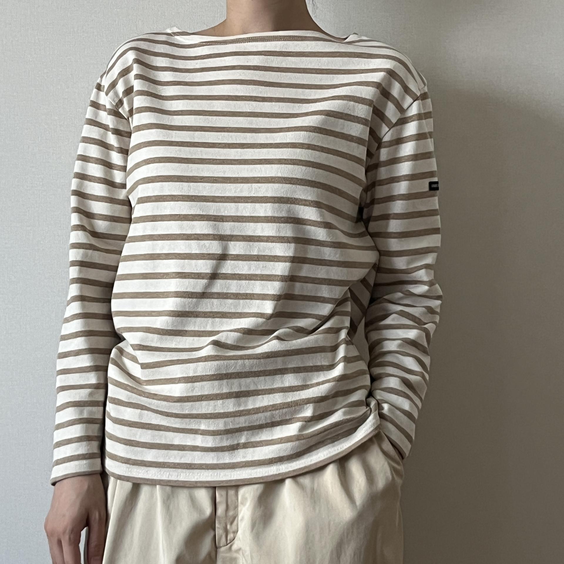 [ WOMAN ] SAINT JAMES stripe boat neck ( made in FRANCE )
