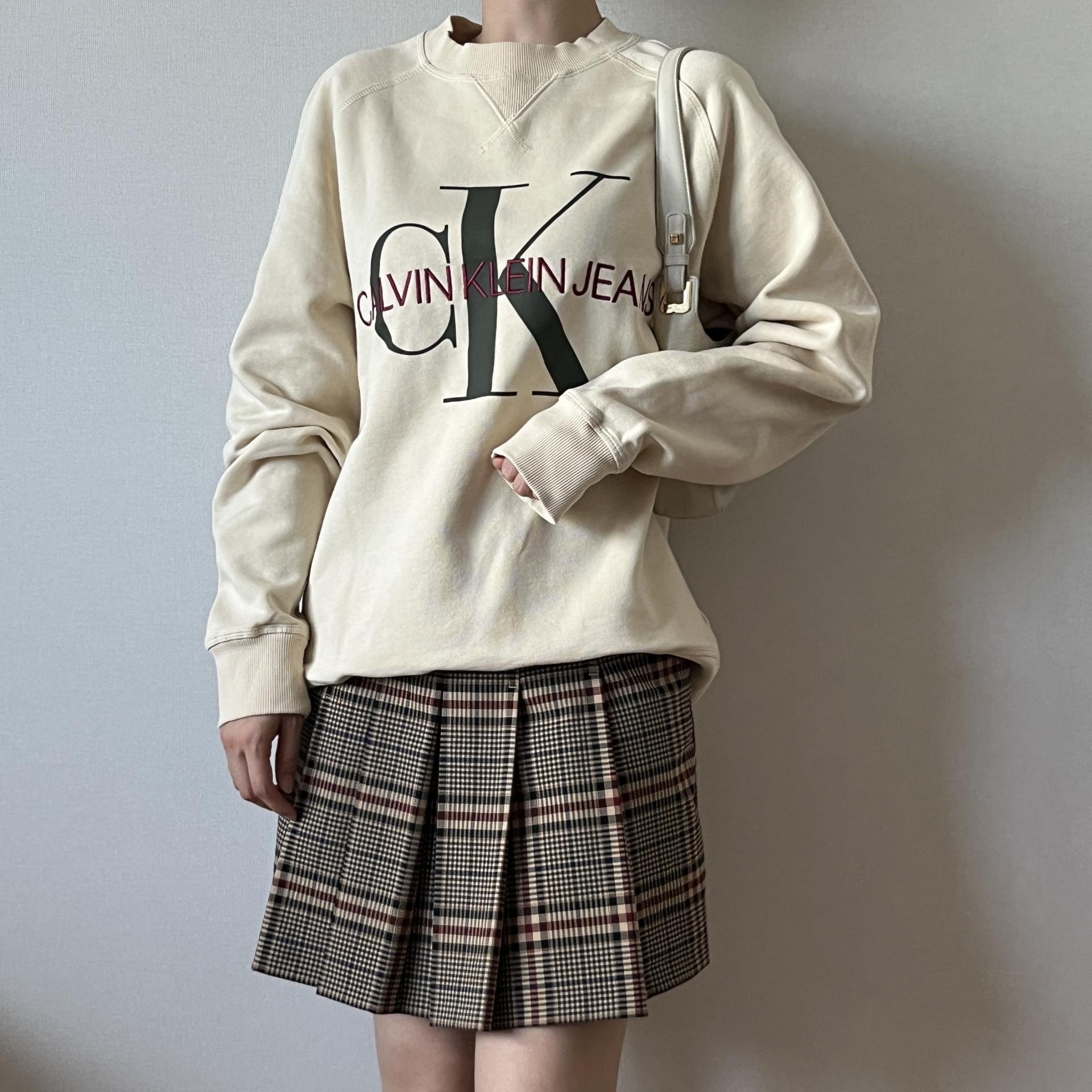 [ WOMAN ] Calvin Klein Jeans Big Logo Sweatshirt