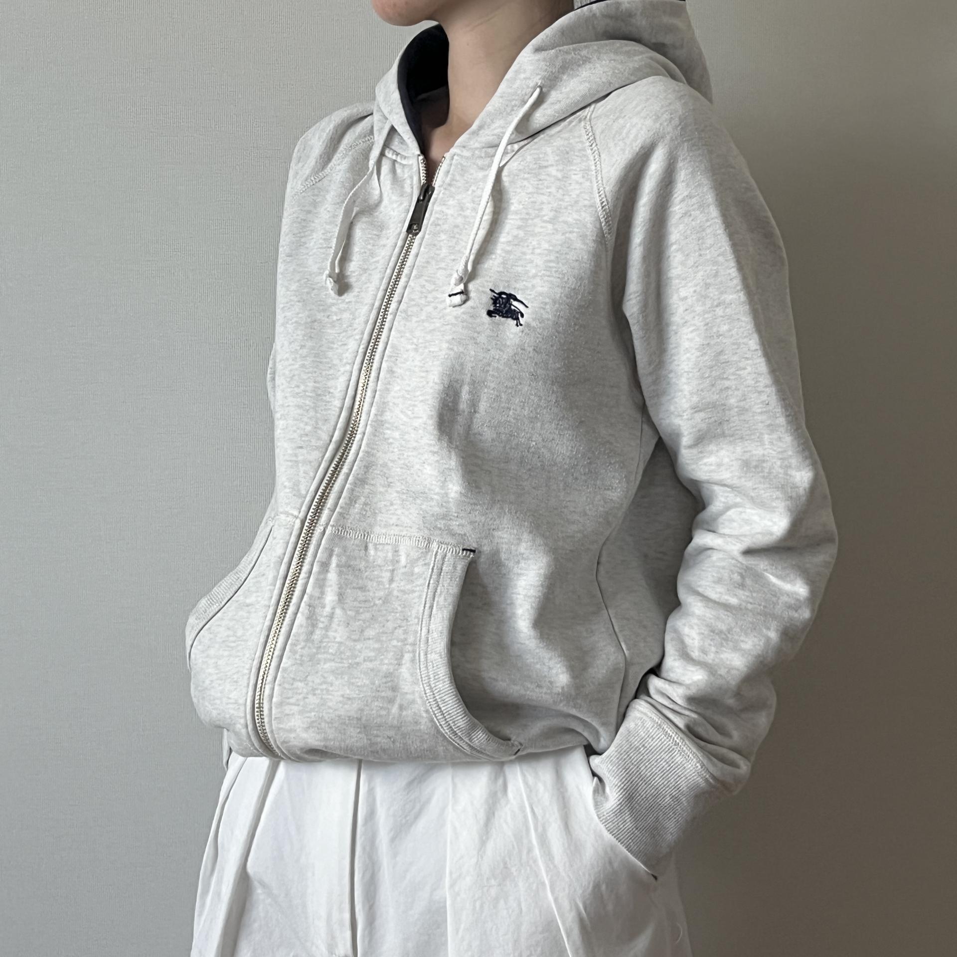 [ WOMAN ] Burberry Black Label Hoodie Zip-Up
