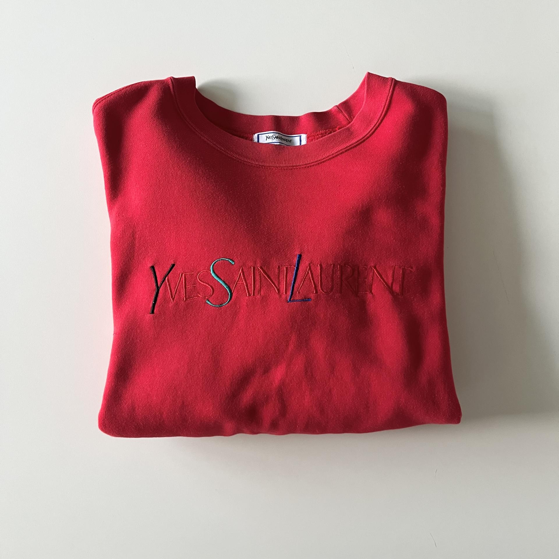[ WOMAN ] Yves Saint Laurent 90s Old School Sweatshirt
