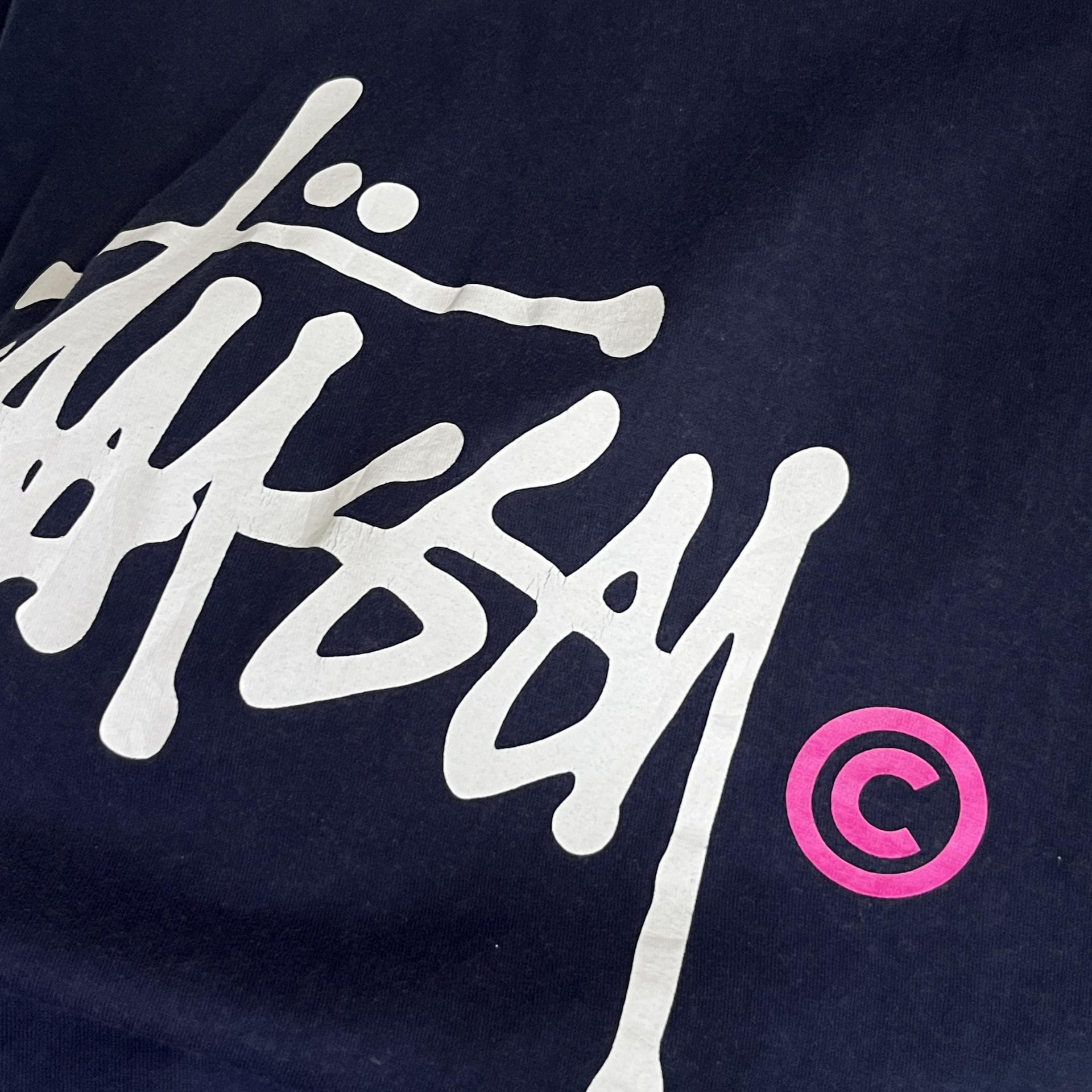 [ WOMAN ] STUSSY Basic Graffiti Logo T-Shirt