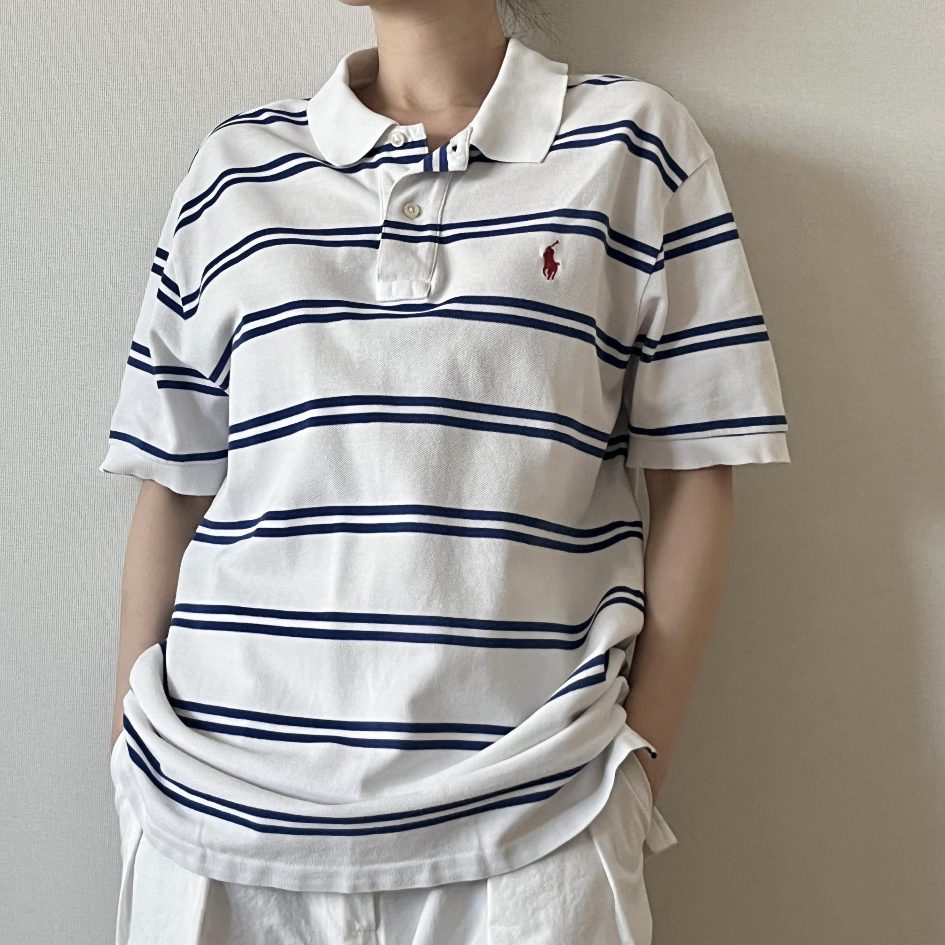 [ WOMAN ] Polo Ralph Lauren Stripe PK Shirt