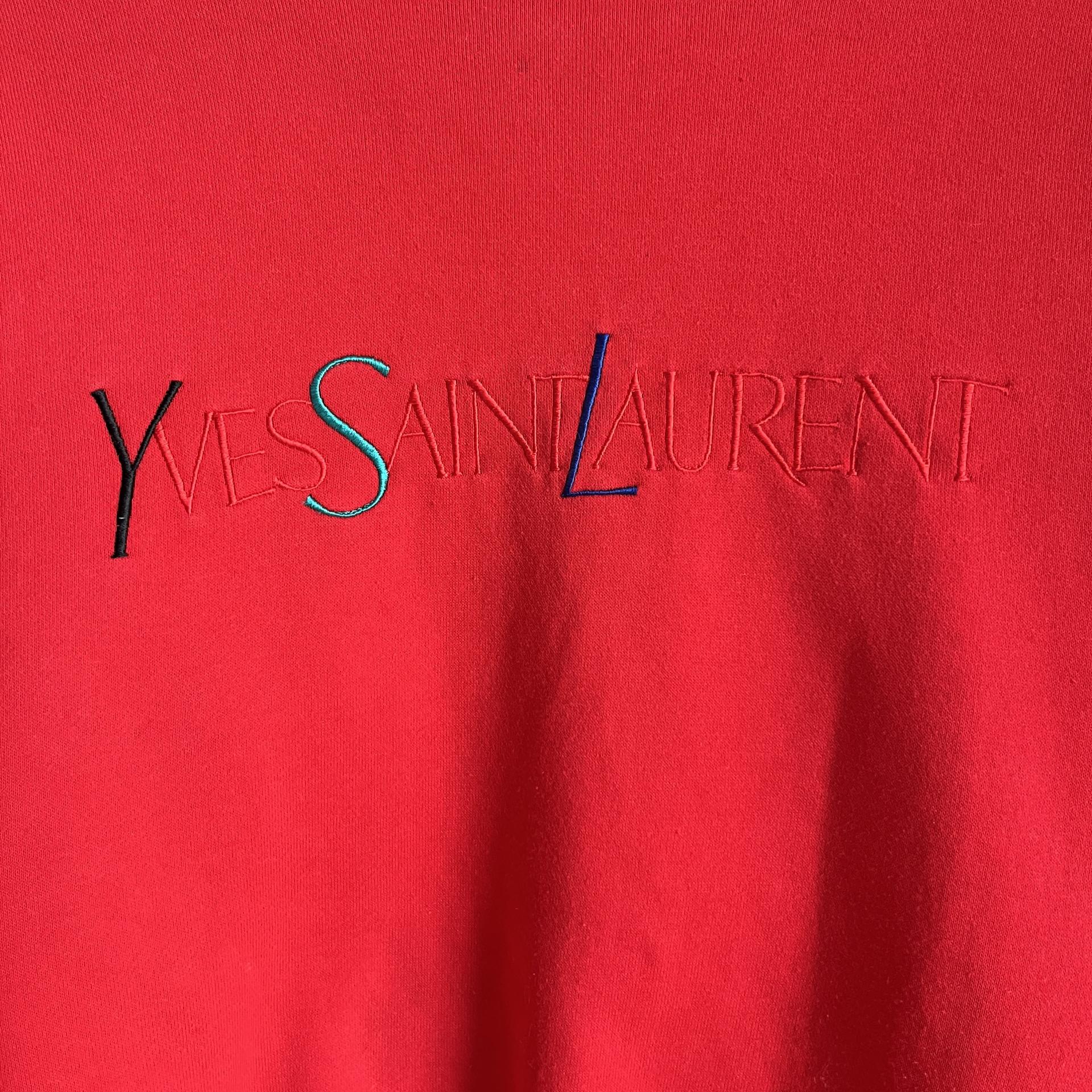 [ WOMAN ] Yves Saint Laurent 90s Old School Sweatshirt