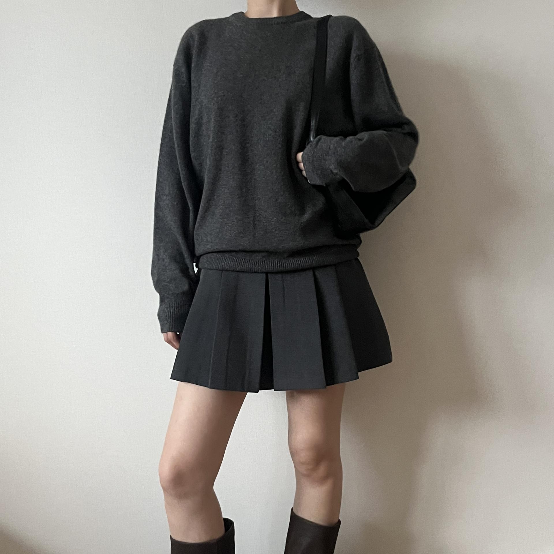 [ WOMAN ] Adam et Ropé Crewneck Wool Knit (Made in JAPAN)