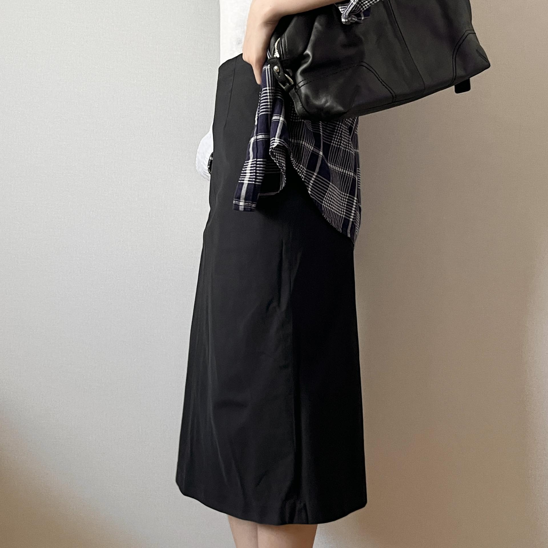 [ WOMAN ] MARGARET HOWELL cotton long skirt ( Made in JAPAN)