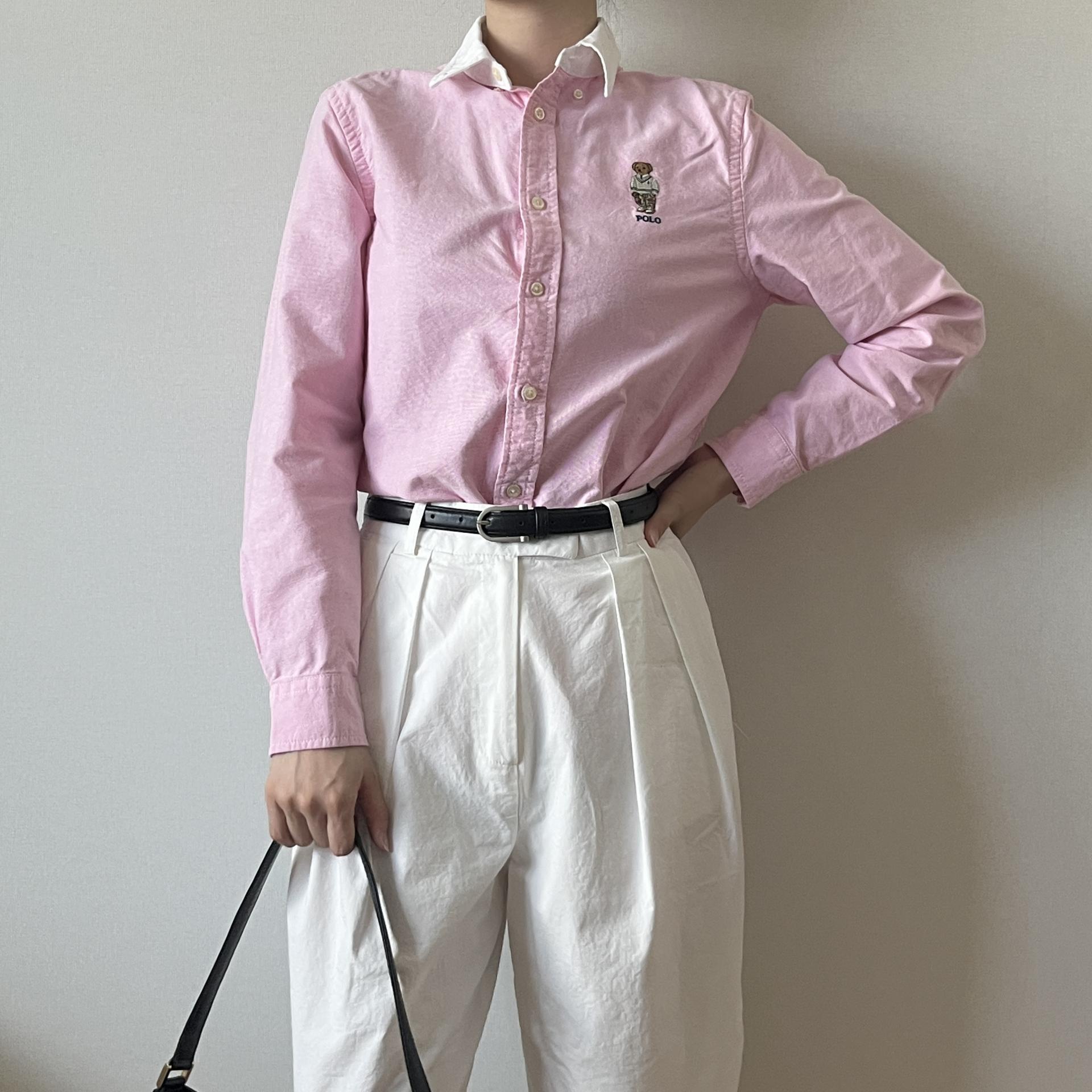 [ WOMAN ] Polo Ralph Lauren Bear cotton 100% Shirt