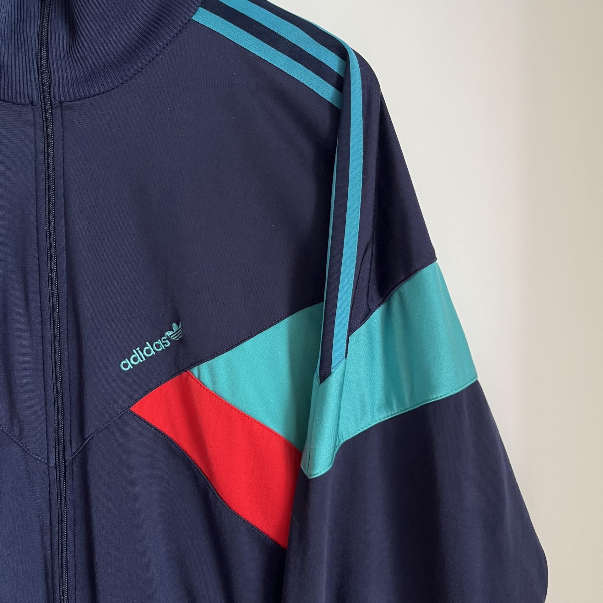 [ UNISEX ] ADIDAS Adidas 80s-90s Old School Track Jersey Jacket
