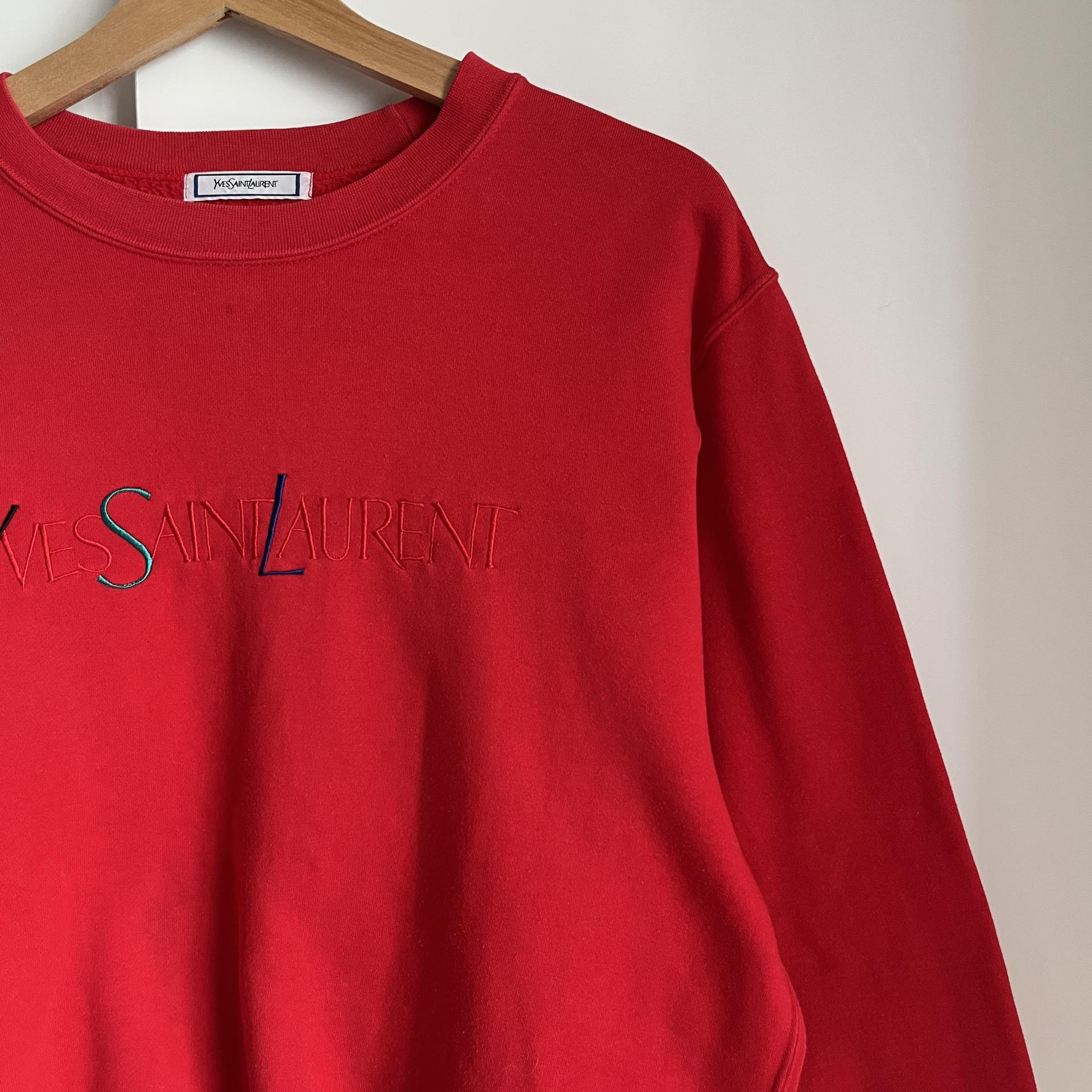 [ WOMAN ] Yves Saint Laurent 90s Old School Sweatshirt