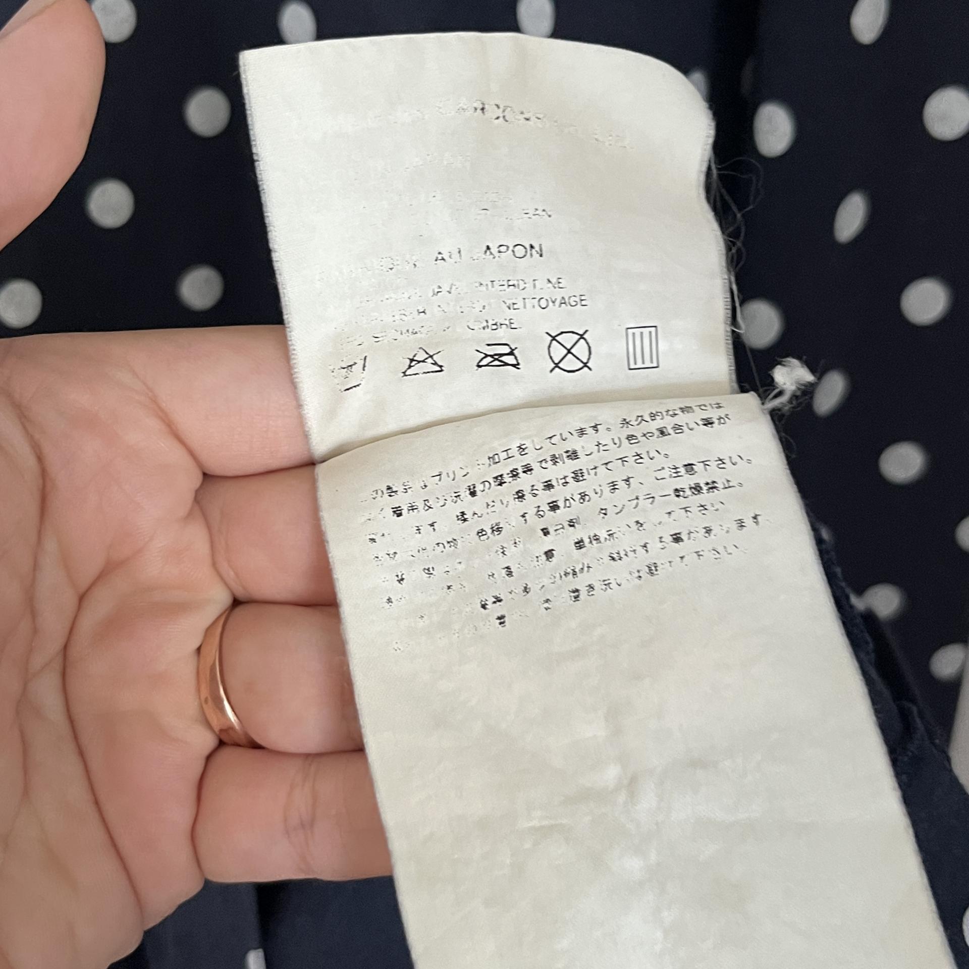 [ WOMAN ] COMME DES GARCONS PLAY Dot Long Sleeve ( Made in JAPAN)