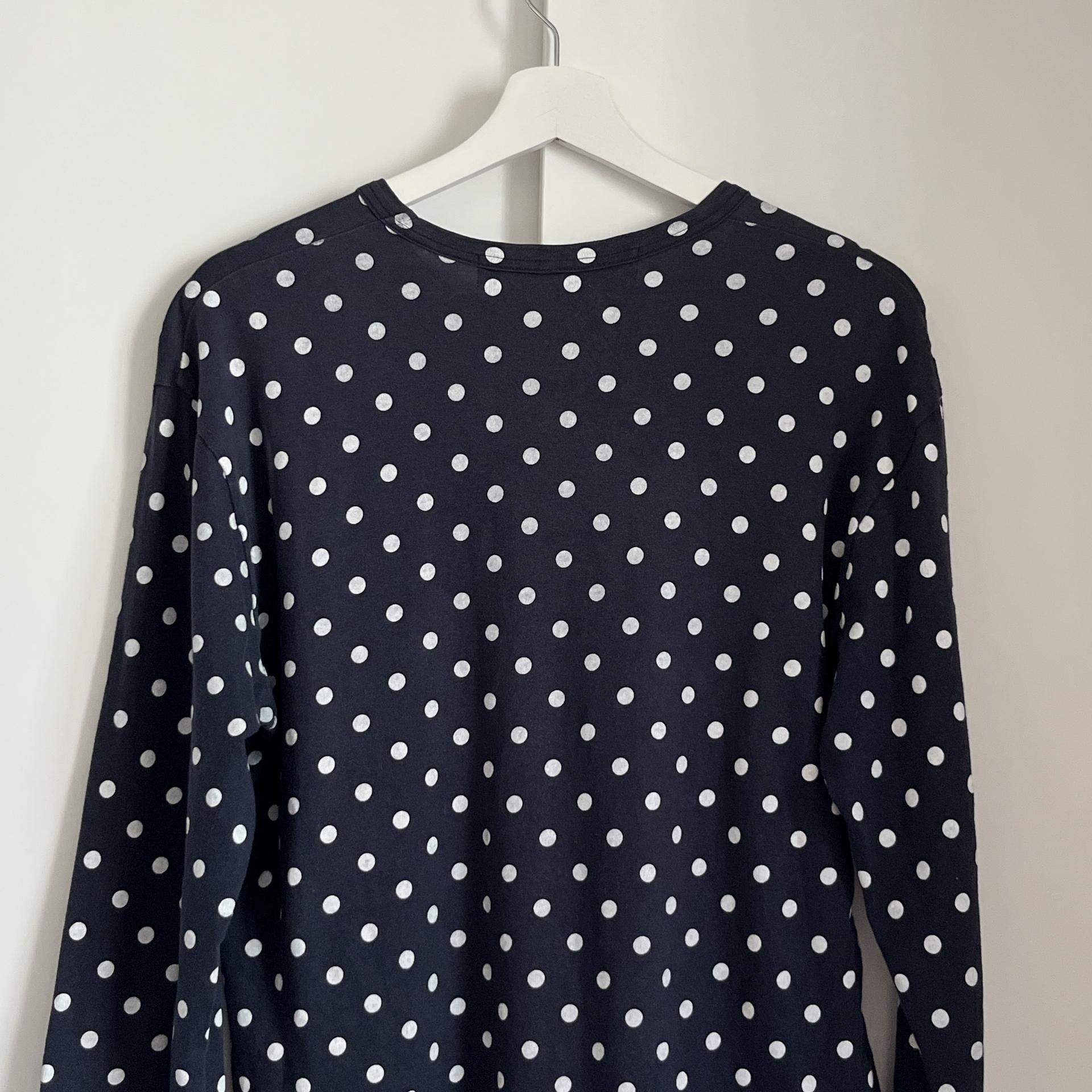 [ WOMAN ] COMME DES GARCONS PLAY Dot Long Sleeve ( Made in JAPAN)